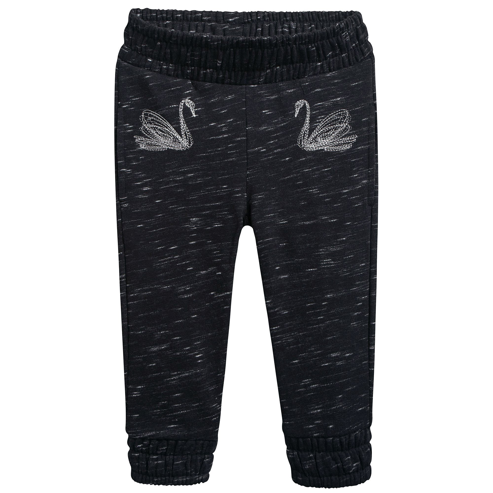 Boys Black Joplin Swan Printed Tracksuit