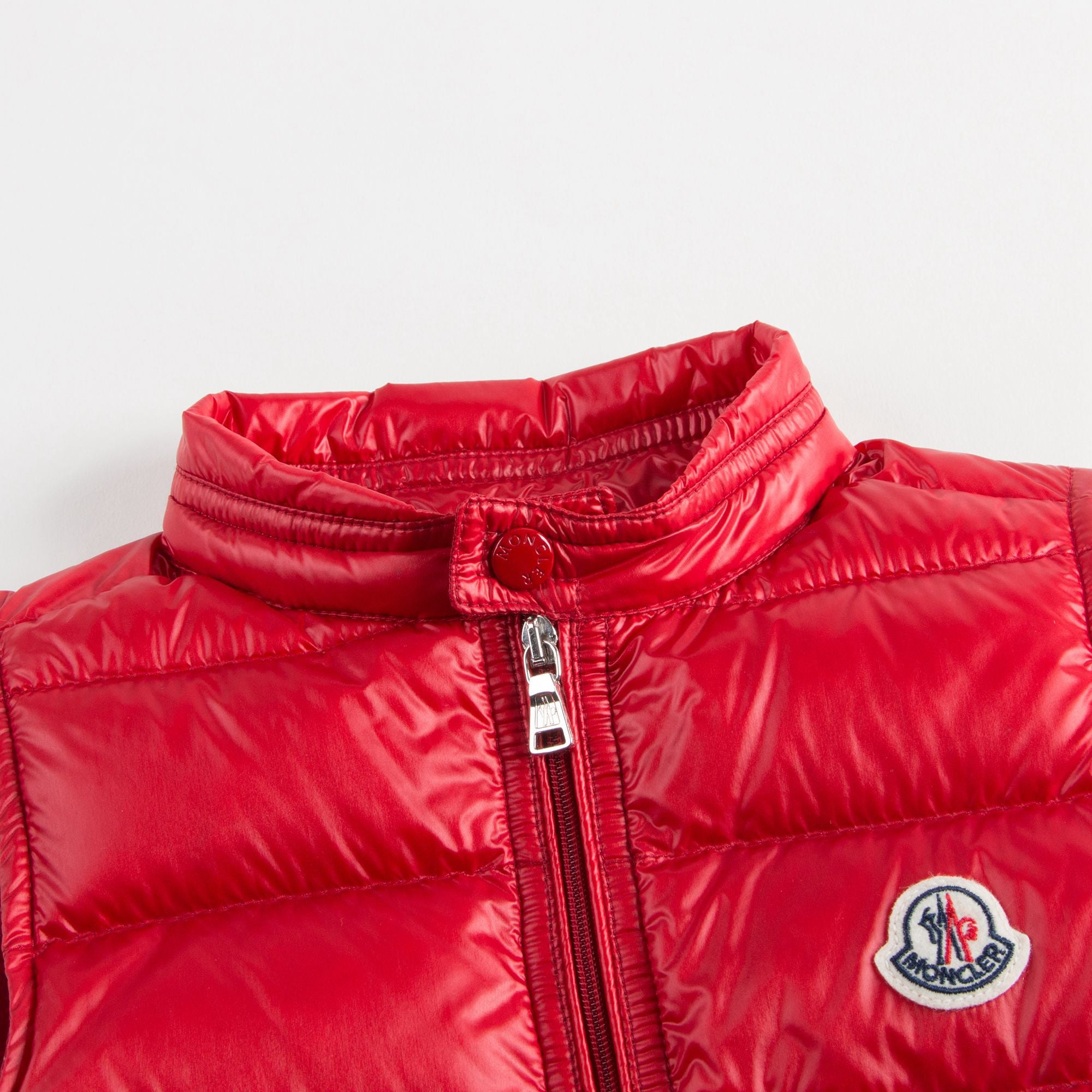 Boys Red 'Gui' Down Padded Gilet