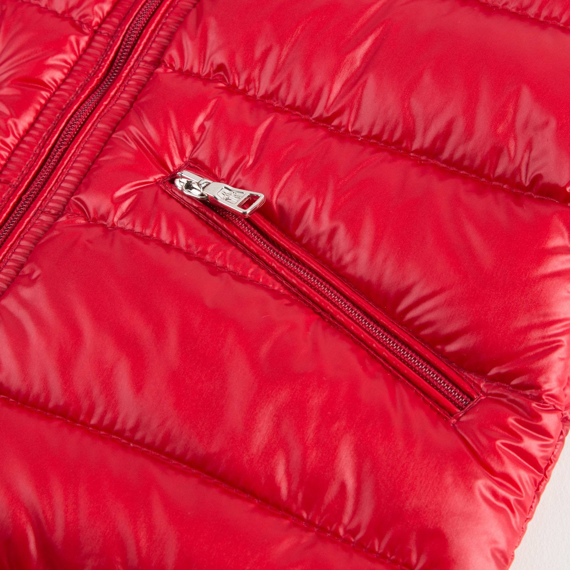 Boys Red 'Gui' Down Padded Gilet