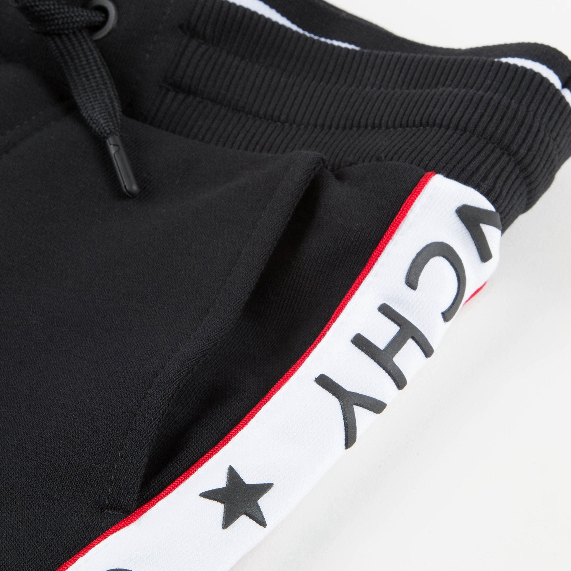 Boys Black  Logo Cotton Shorts