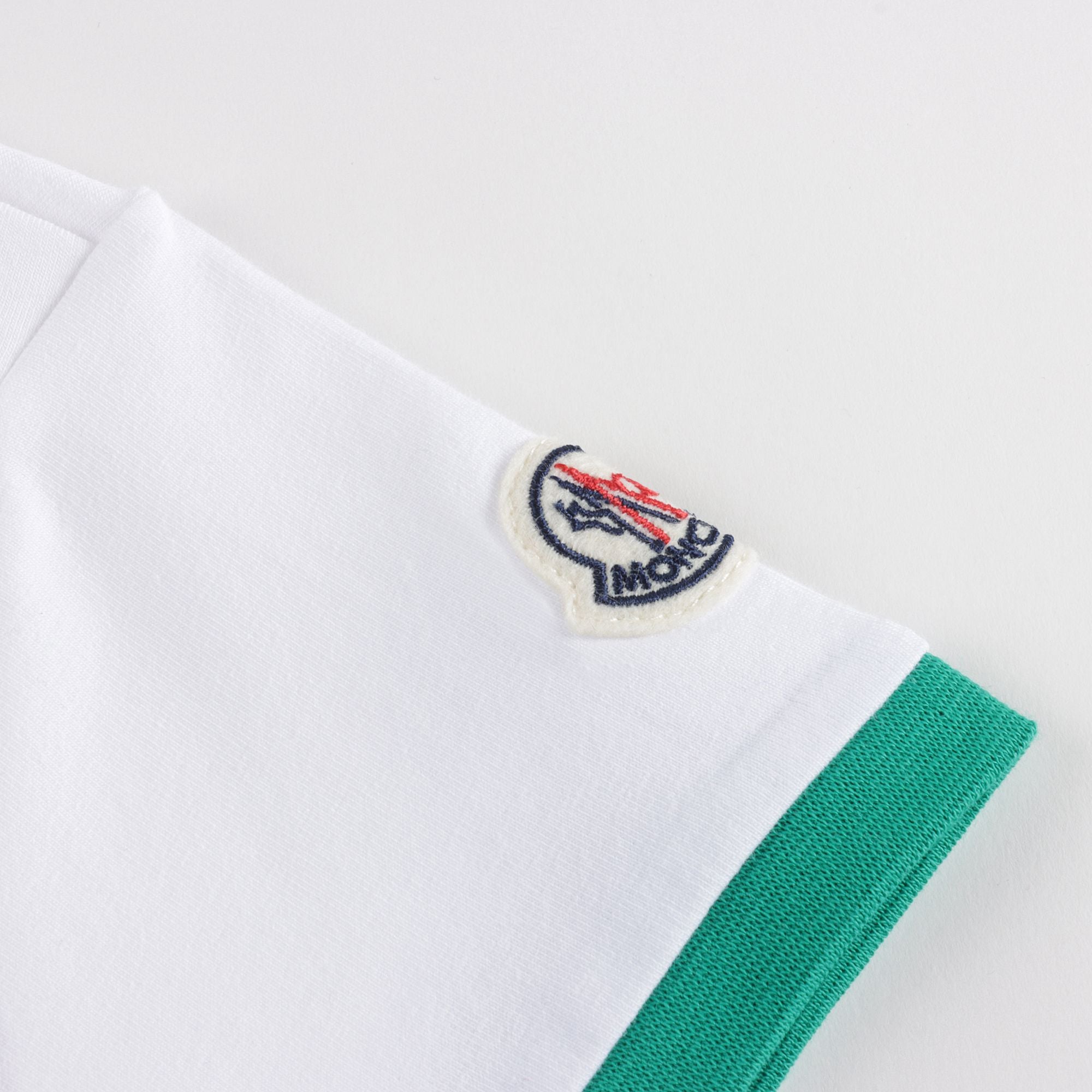 Baby Boys White Logo Cotton T-Shirt