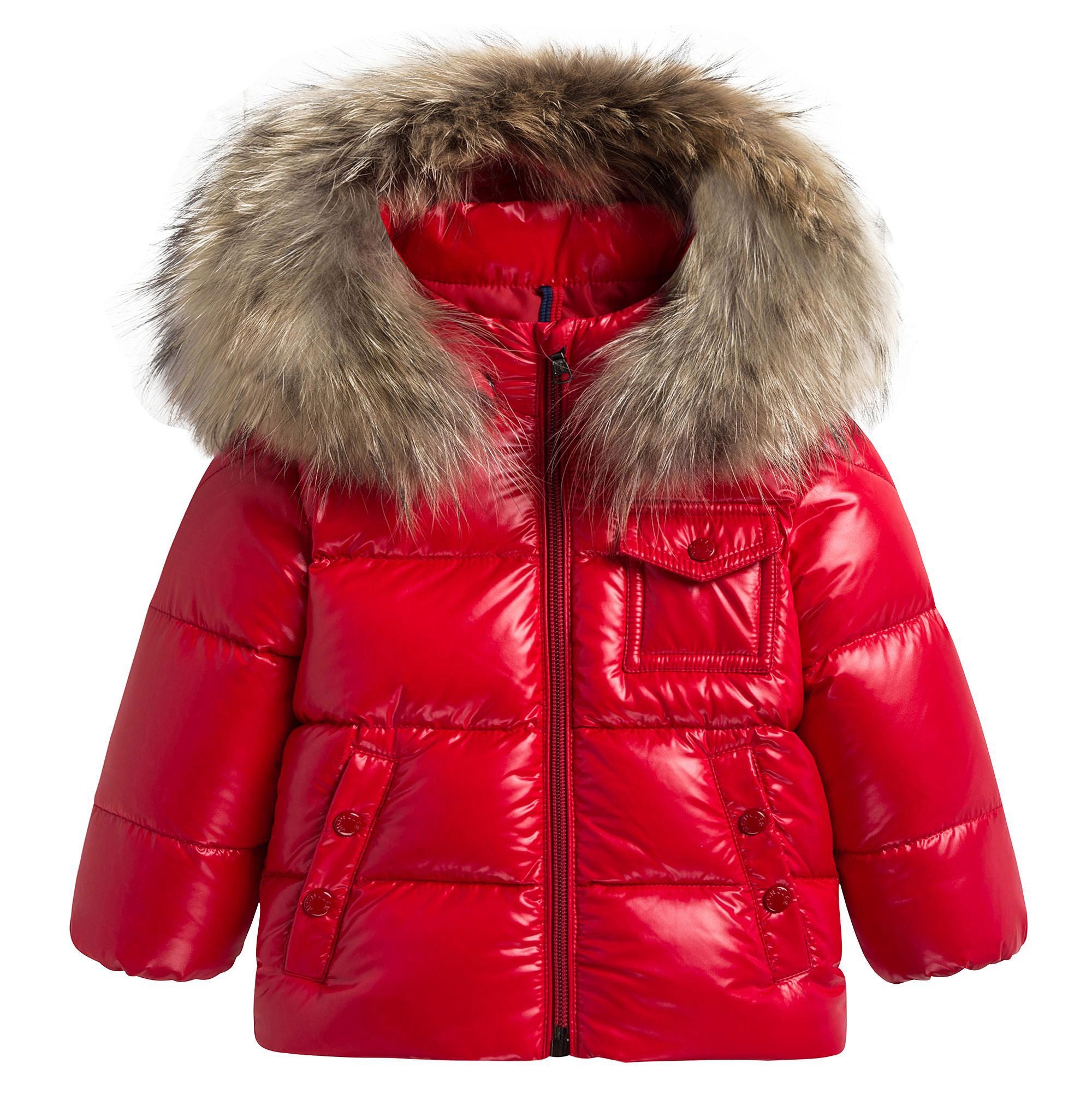 Baby Red 'K2' Down Padded Jacket