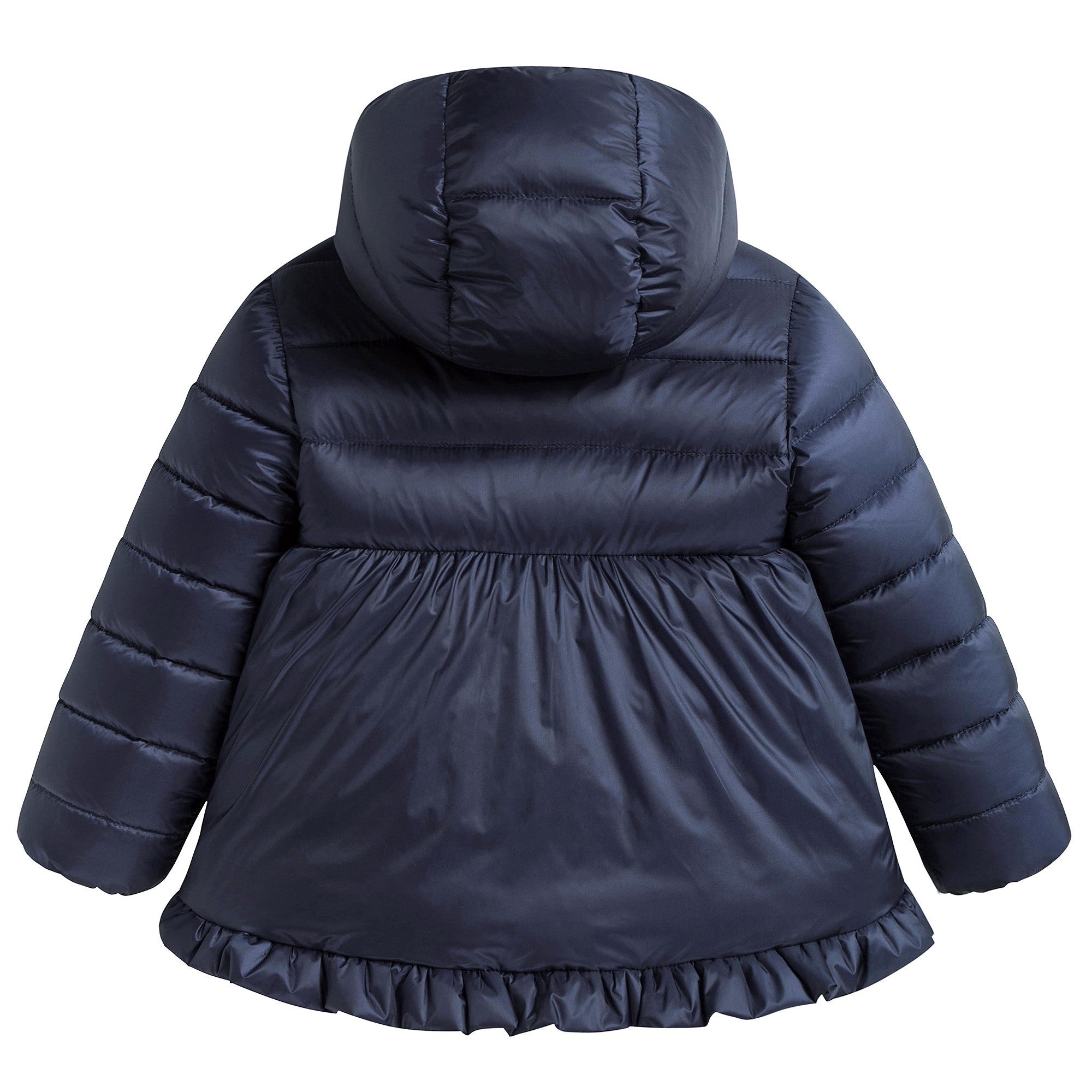 Baby Girls Navy Blue "Odile" Down Padded Coat