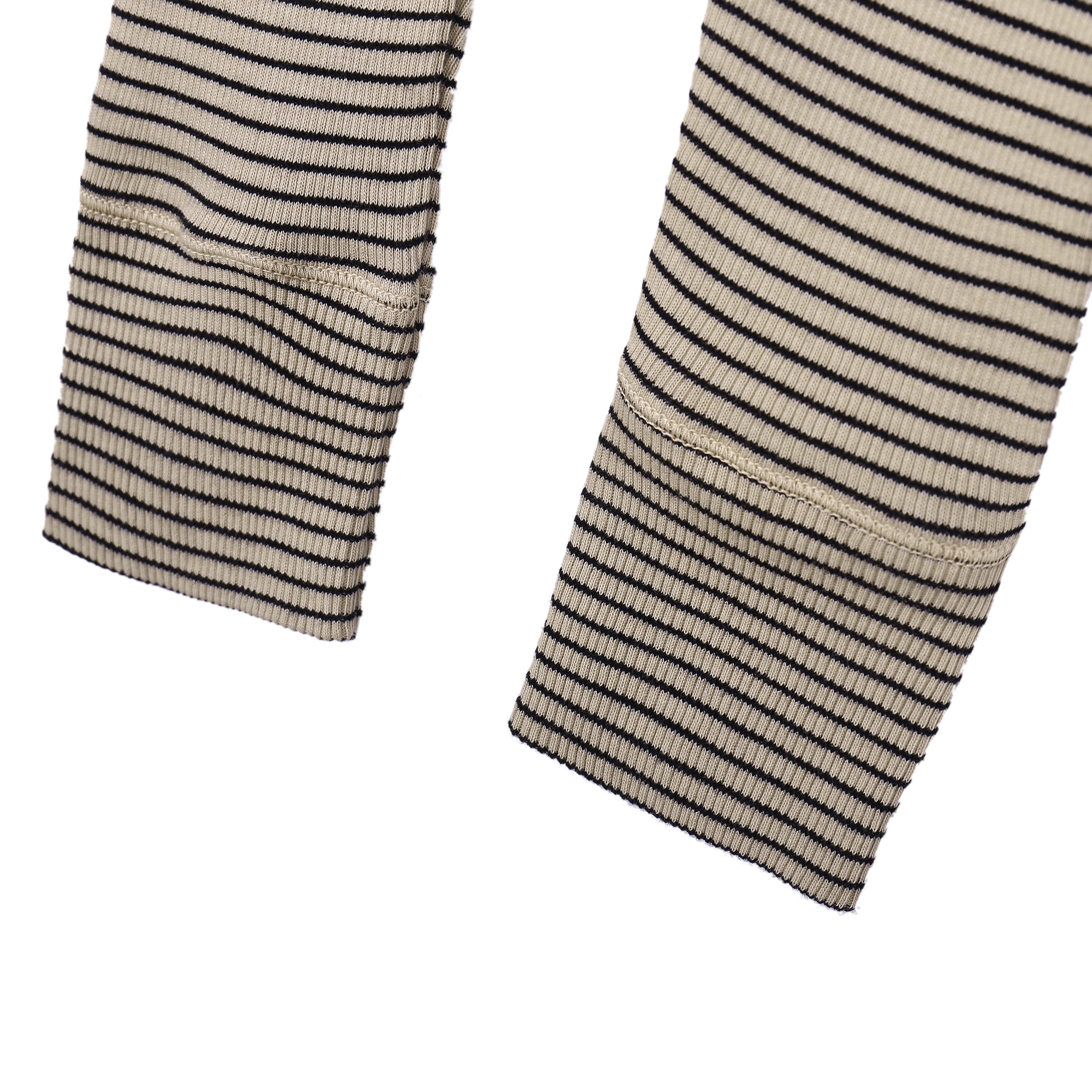 Boys & Girls Beige Striped Cotton Leggings