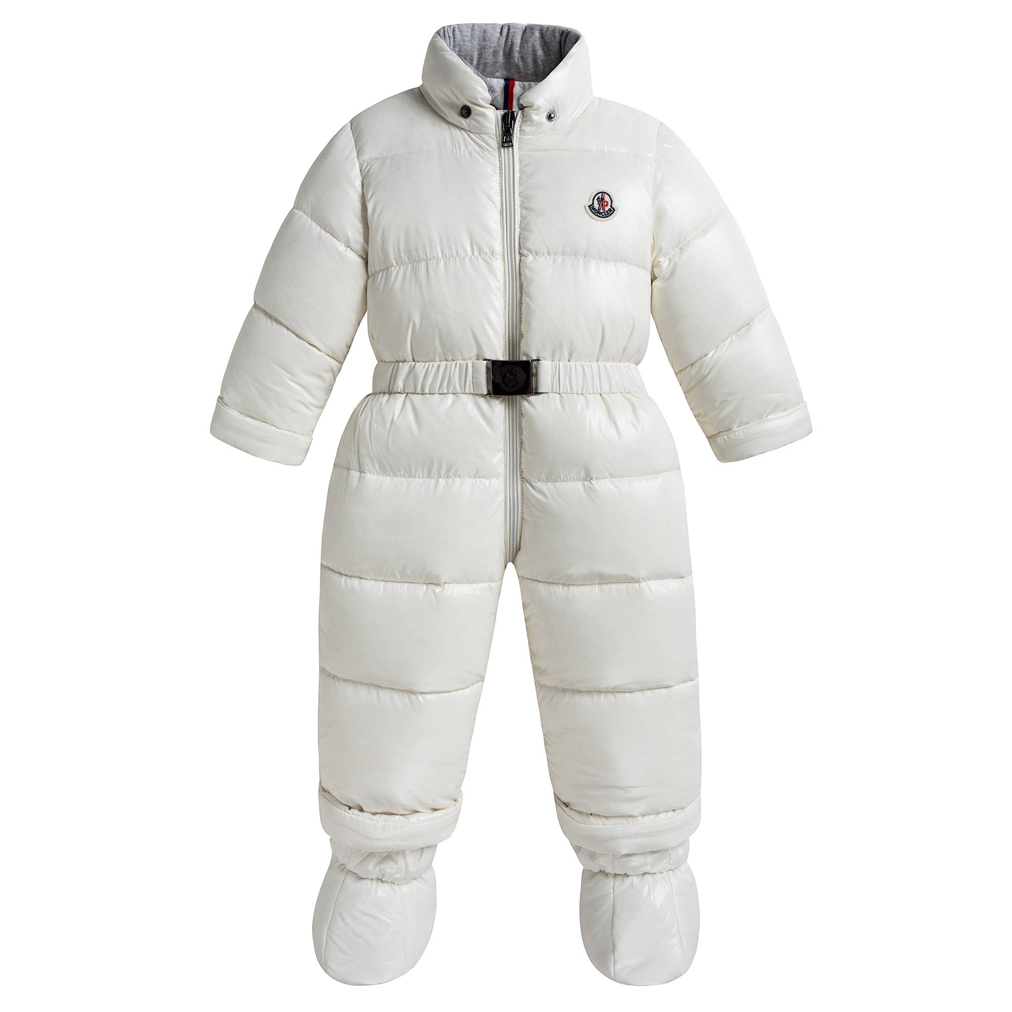 Baby Girls White "New Crystal" Snowsuit