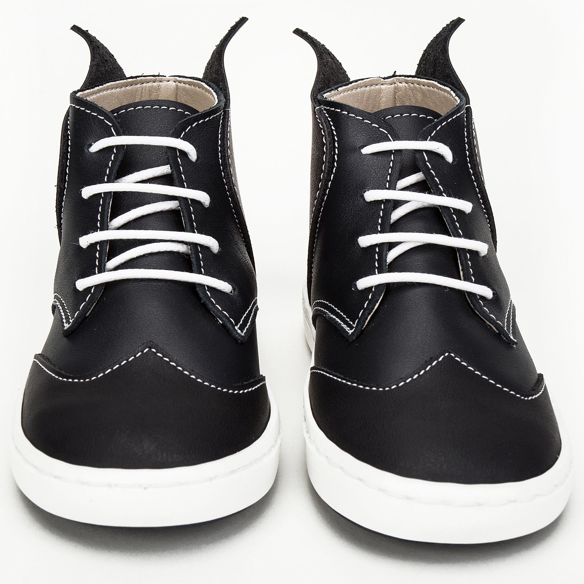 Boys Blue 'Hermes Wings' High-top Leather Boots