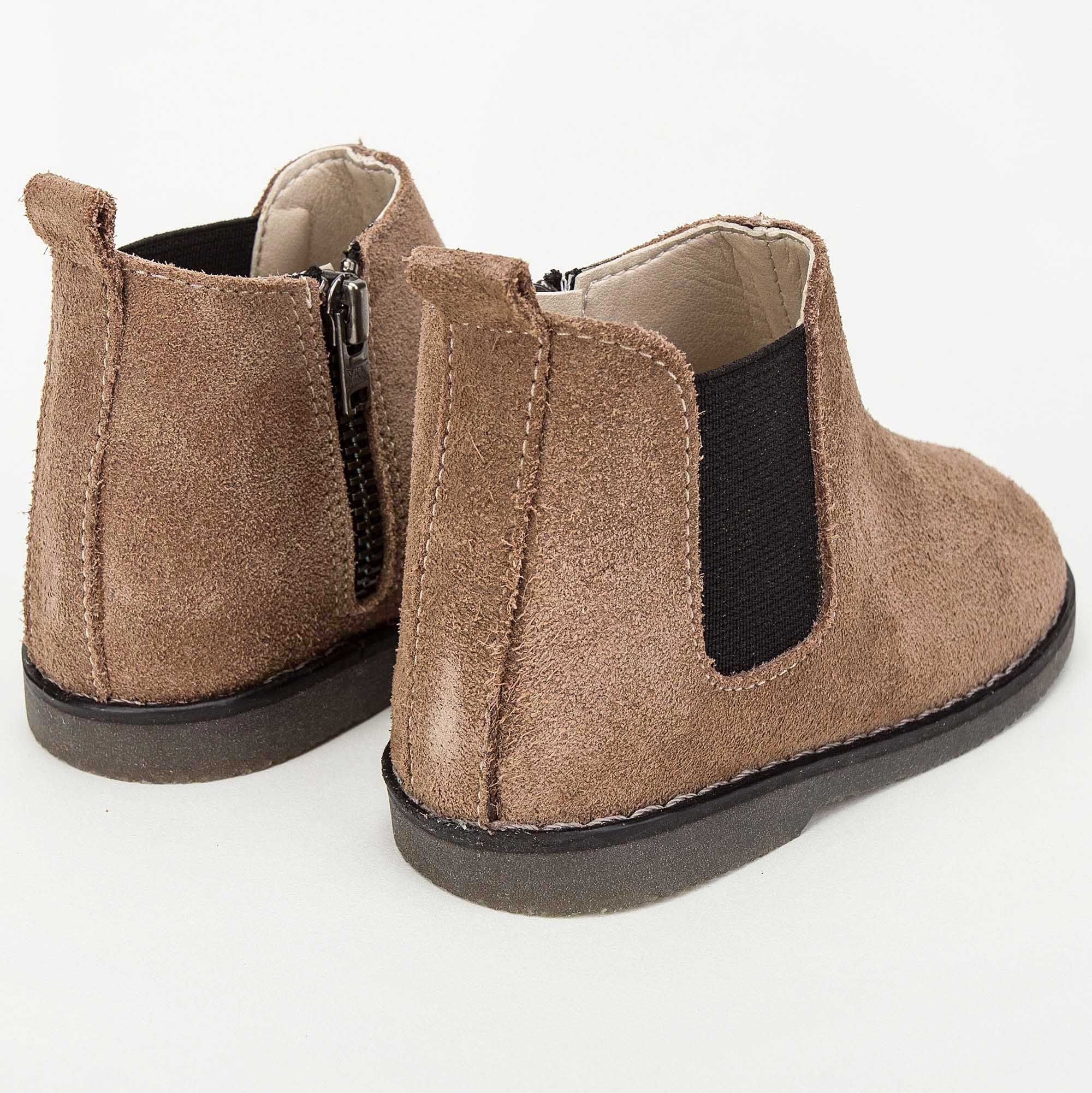 Boys Beige Tendon Soles Boot