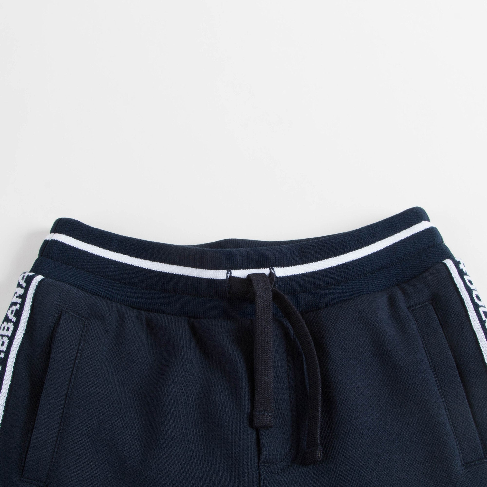 Boys Dark Blue Cotton Shorts