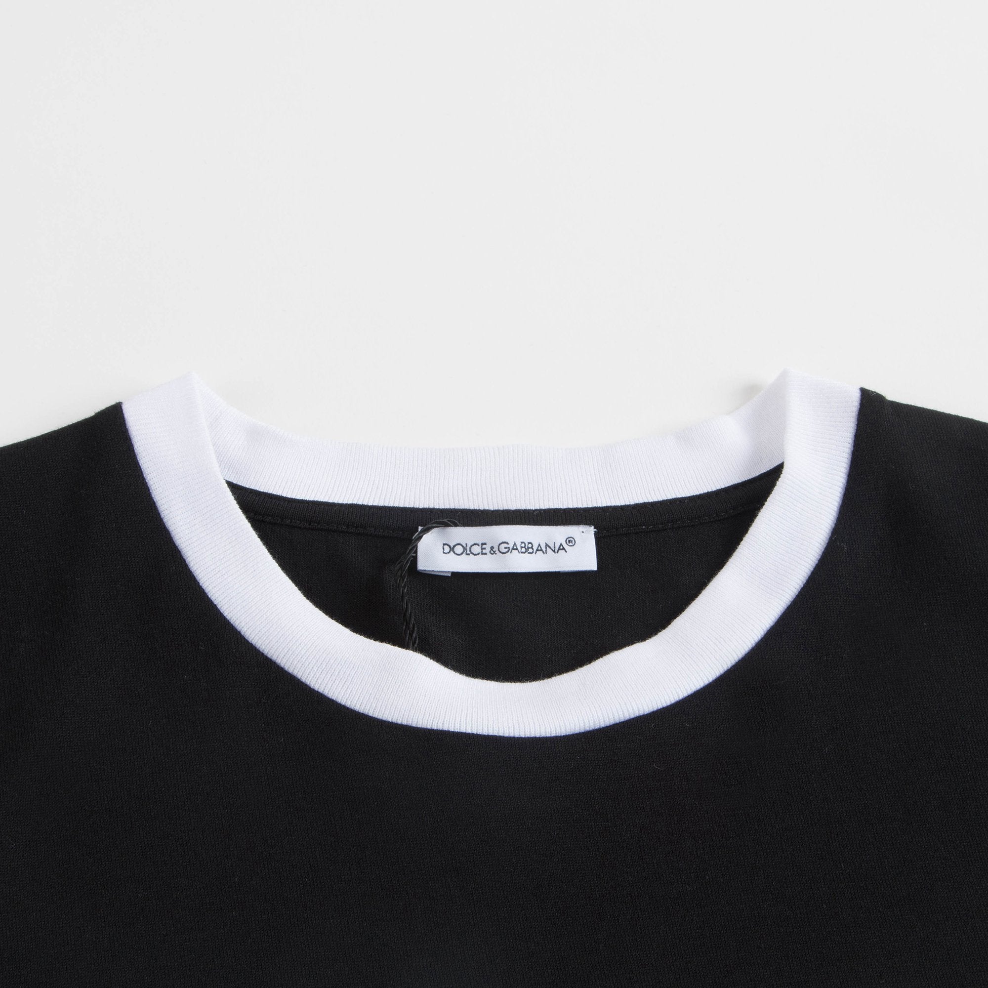 Boys Black Logo Cotton T-shirt