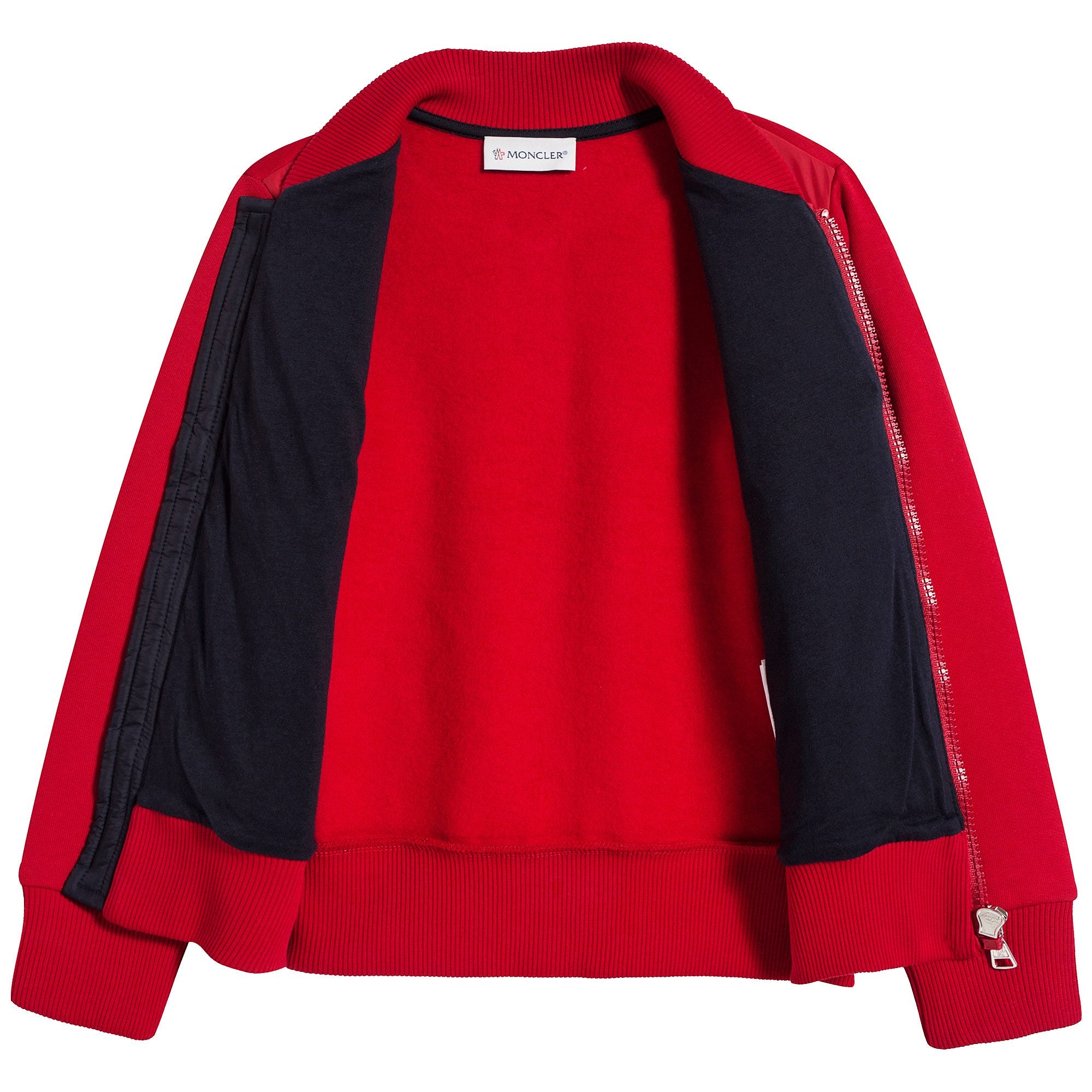 Boys Red "MAGLIA" Cotton Cardigan