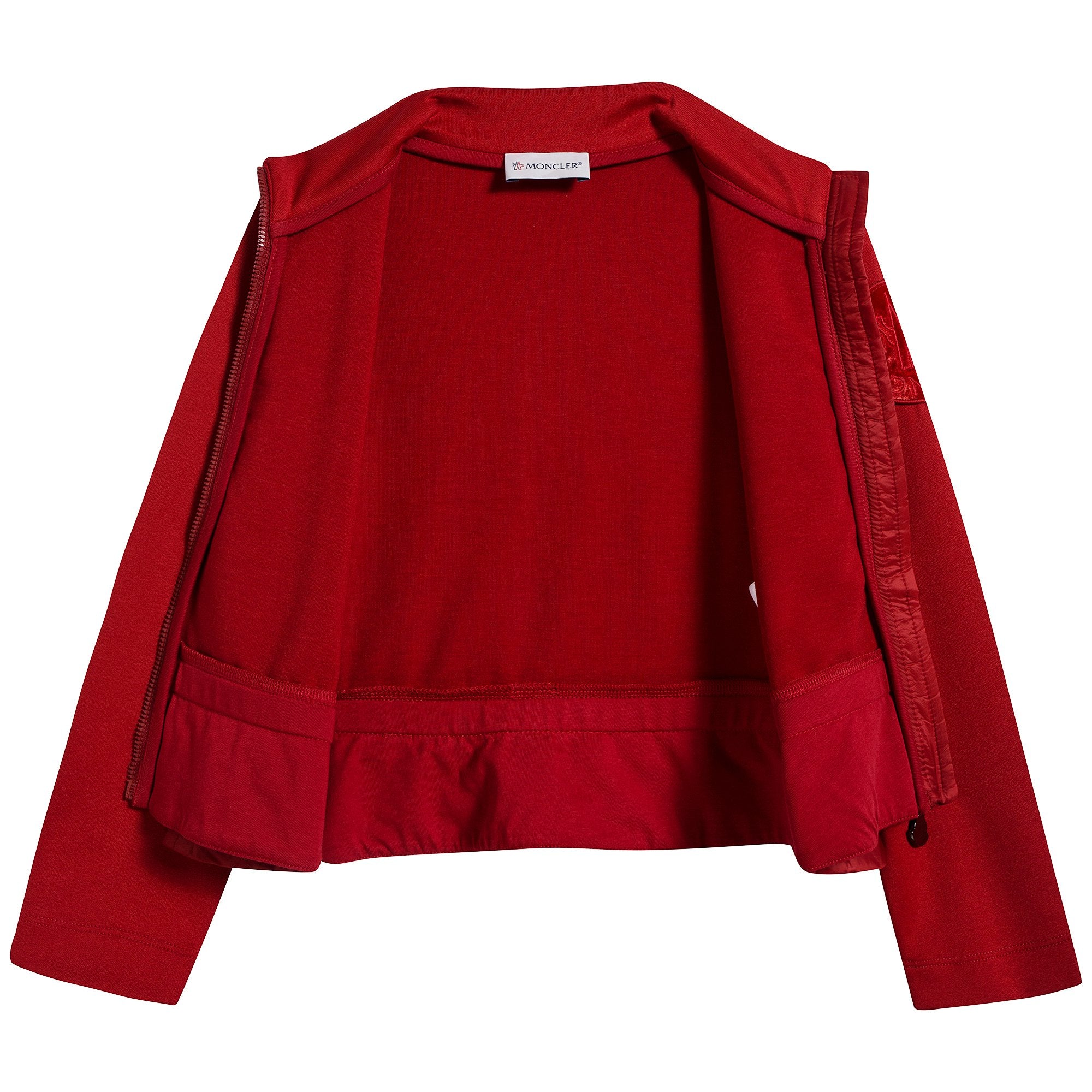 Boys Red "MAGLIA" Cardigan