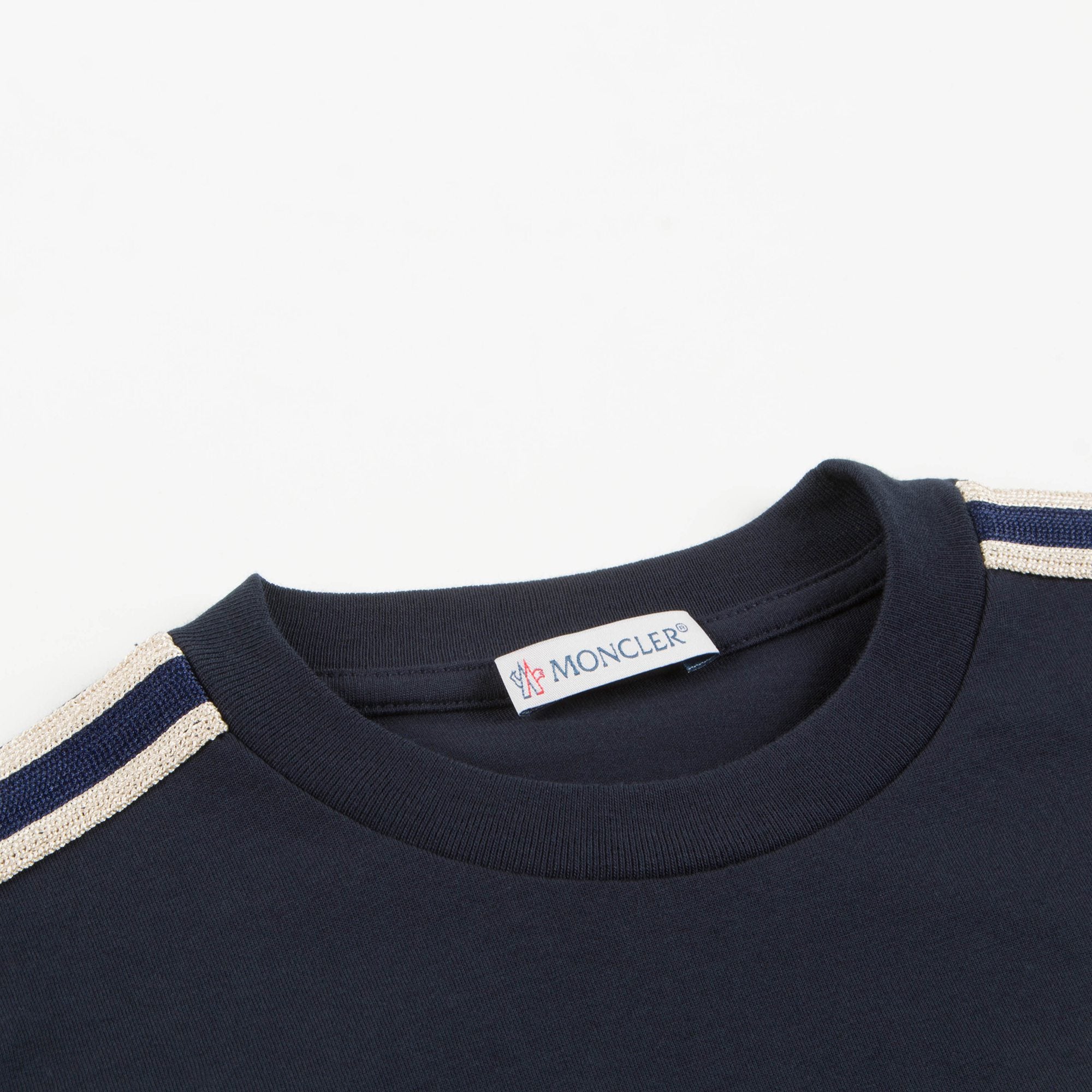 Boys Navy Blue Logo "Maglia" T-Shirt