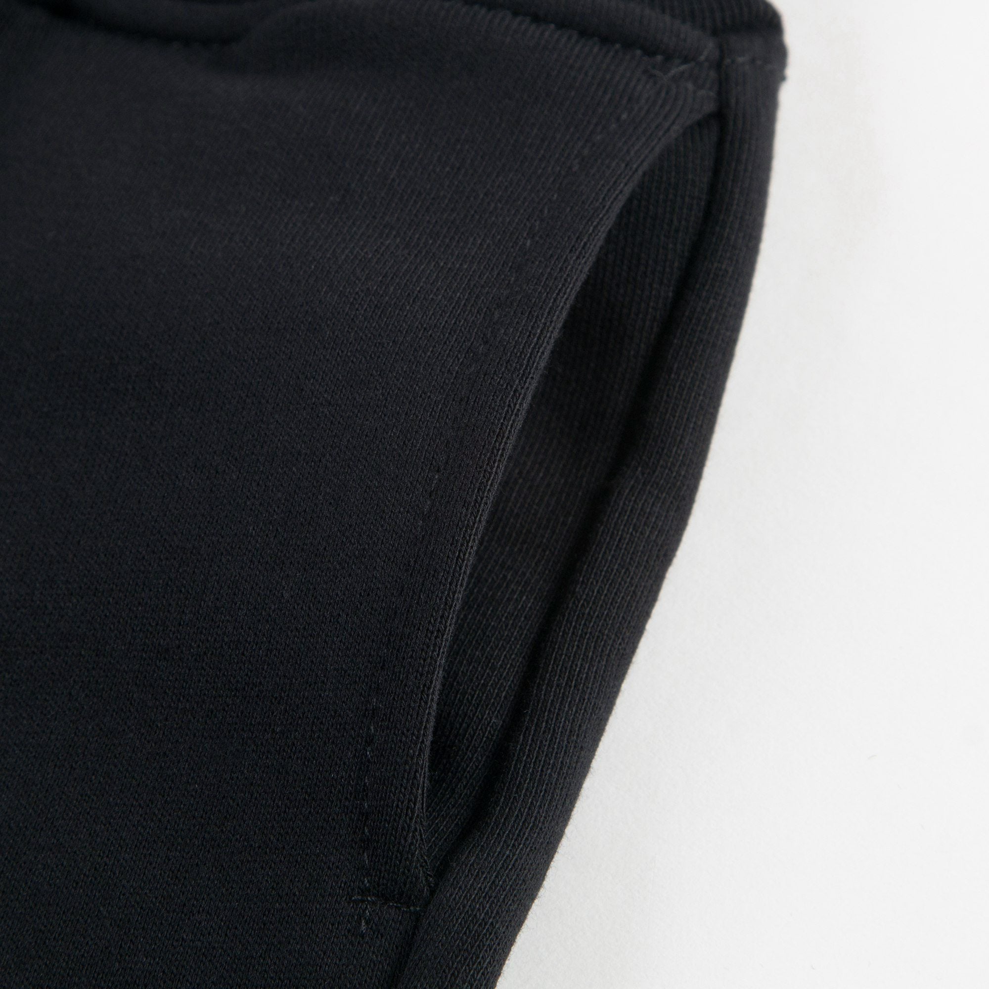 Boys & Girls Black Trousers With Logo Strip