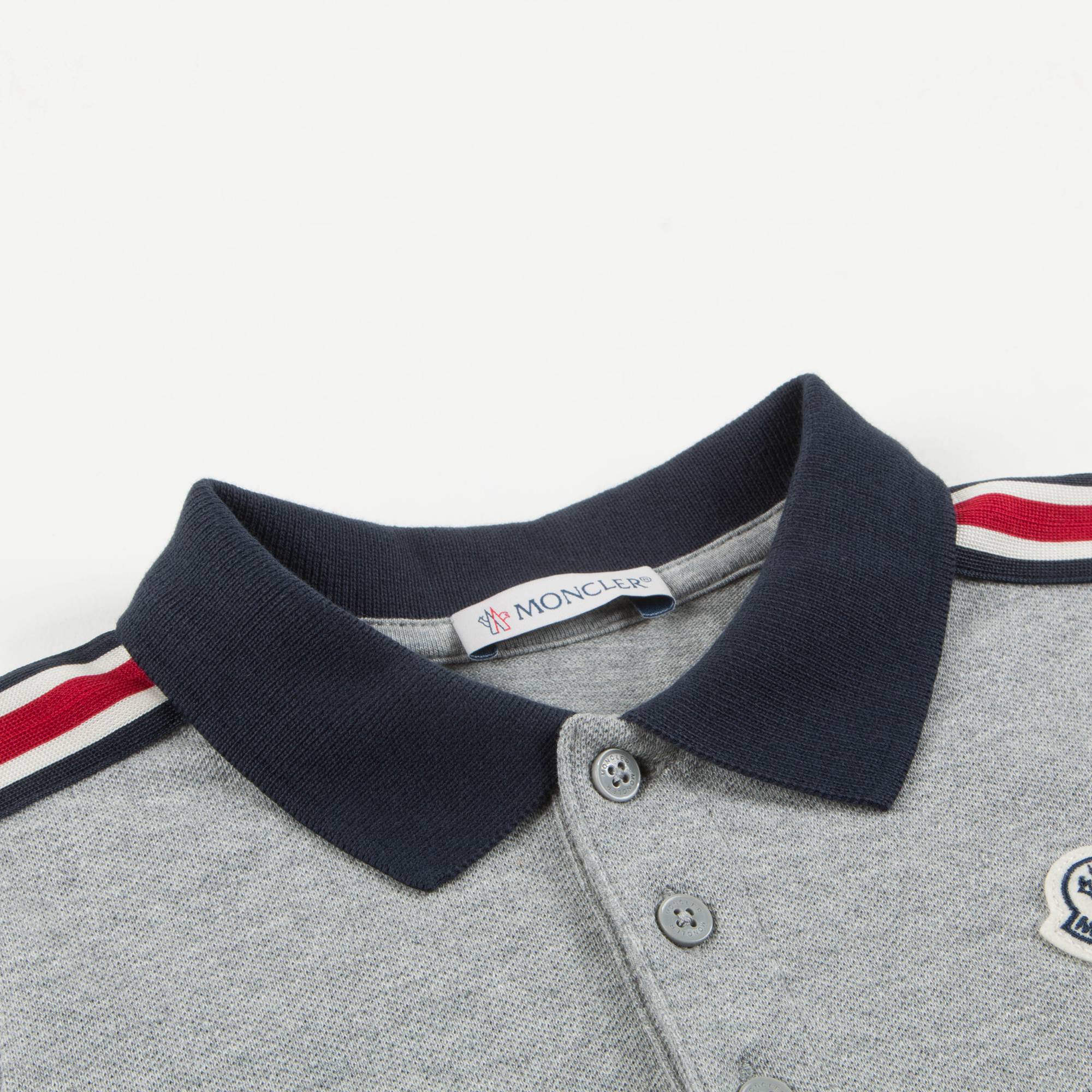 Boys Grey Cotton Polo Outfit