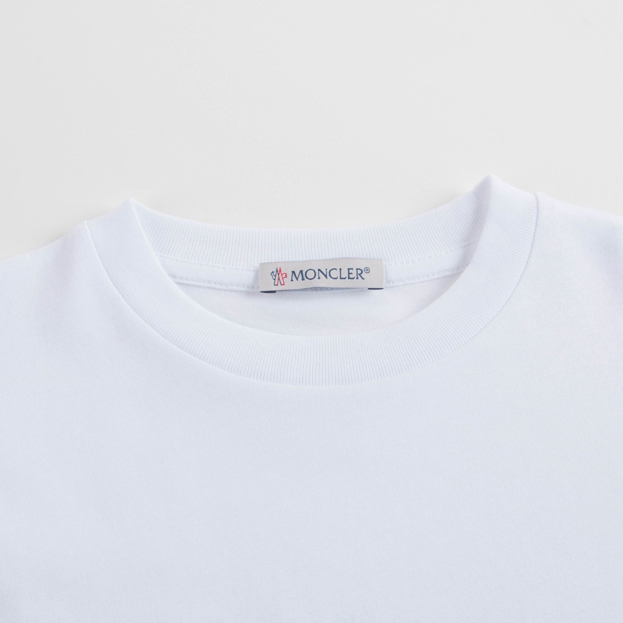 Boys White Cotton T-shirt