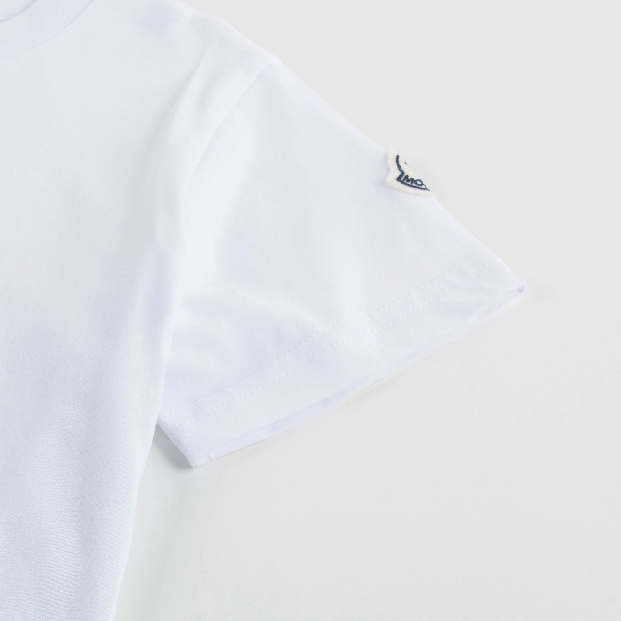 Boys White Cotton T-shirt