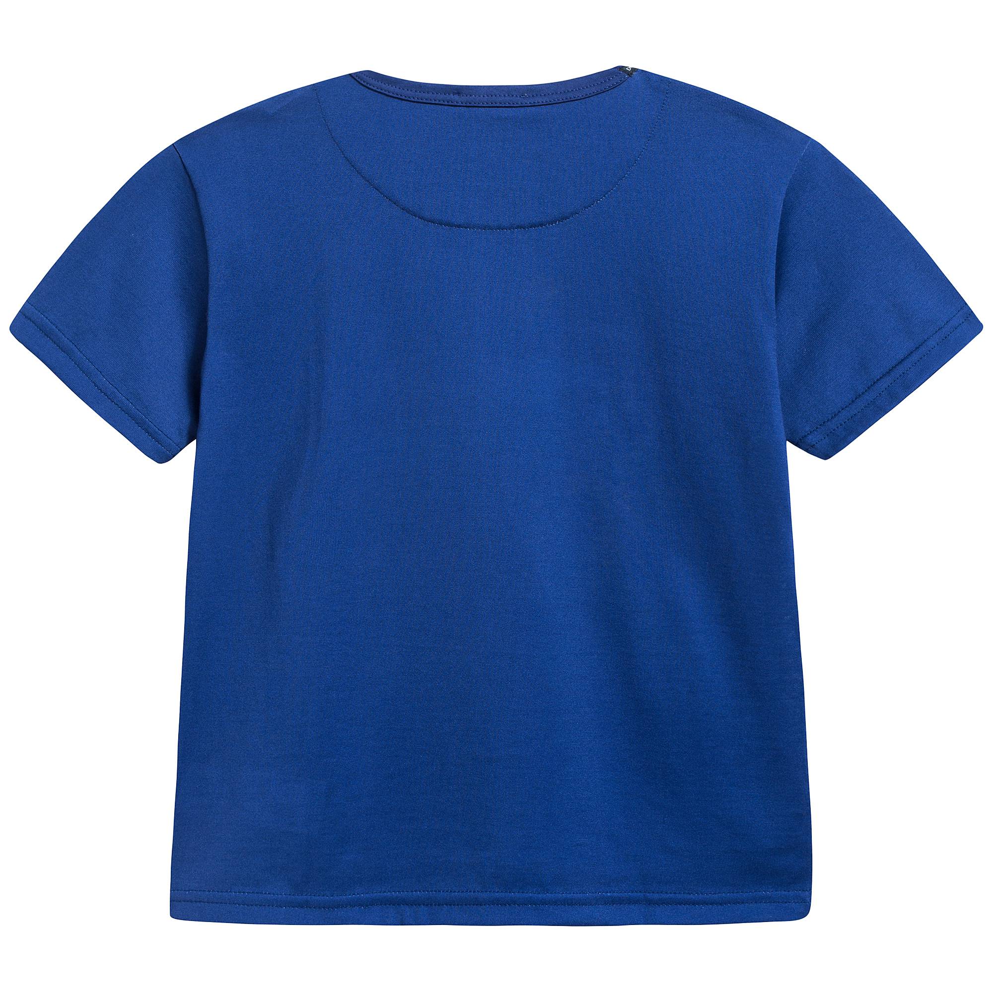 Boys Blue Printed T-shirt