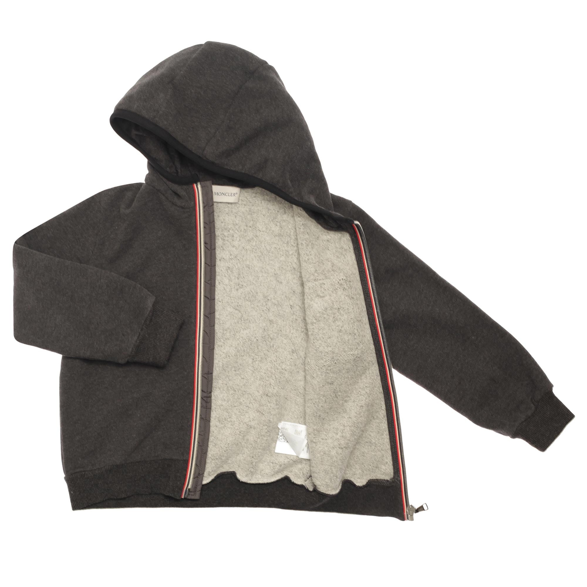 Boys Grey Hooded Cotton Jersey Tracksuit - CÉMAROSE | Children's Fashion Store - 5