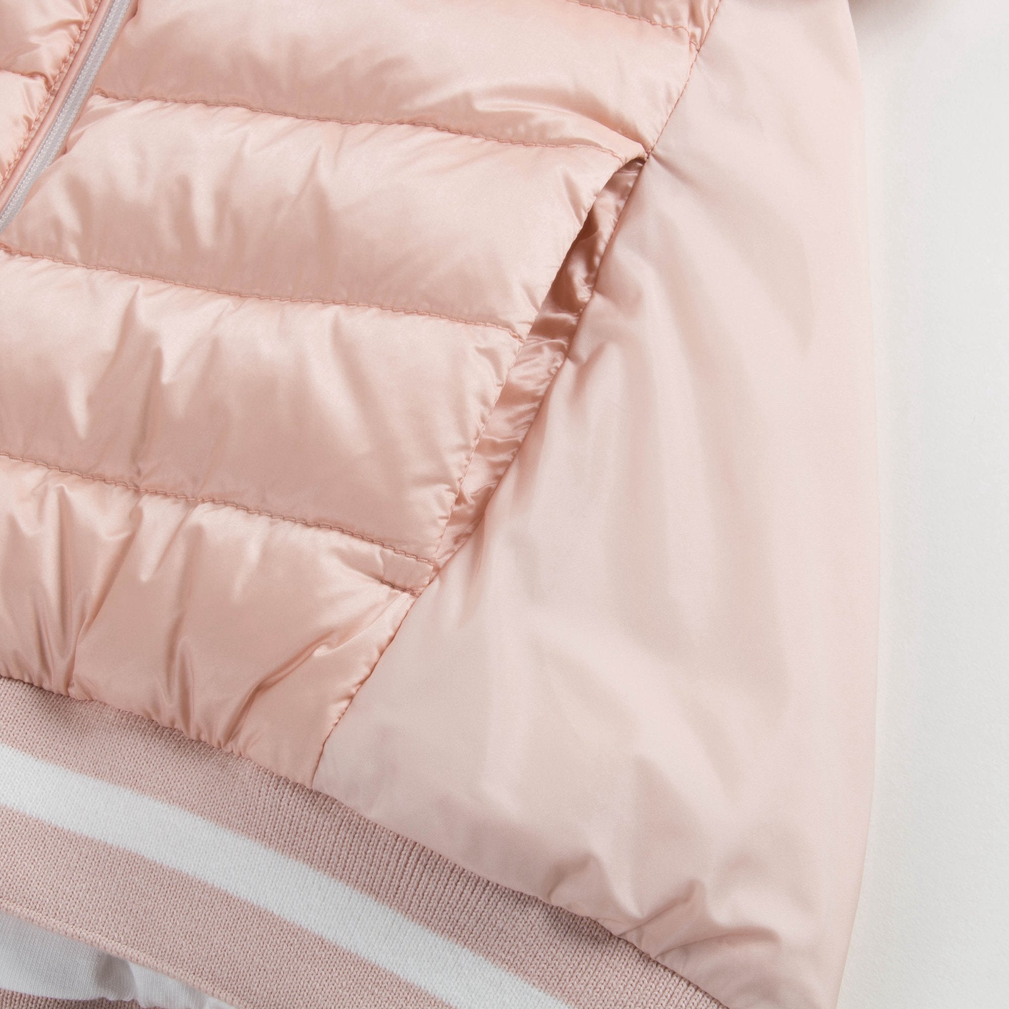 Baby Girls Light Pink "TUREIA" Padded Down Coat