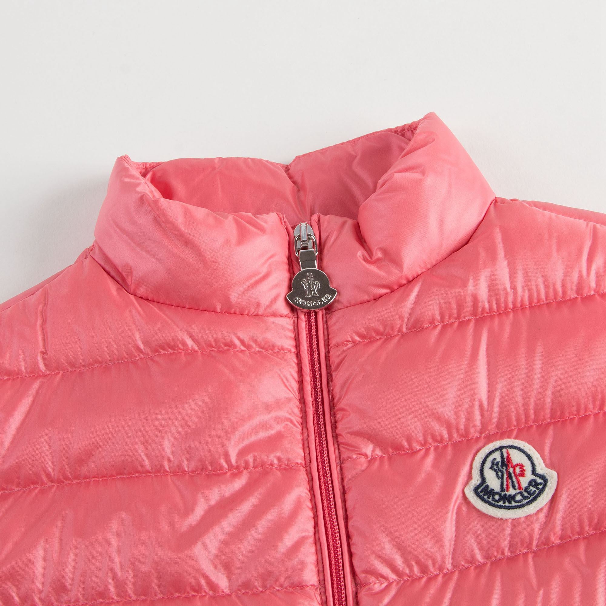 Baby Girls Pink "New Cherame"Down Padded Gilet