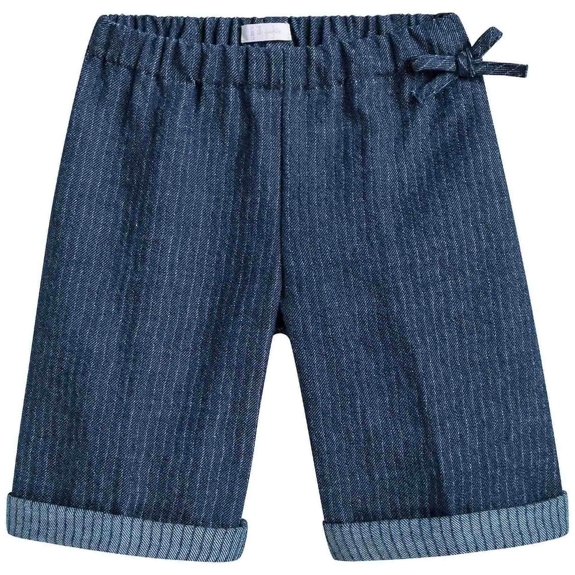 Baby Boys Blue Striped Shorts