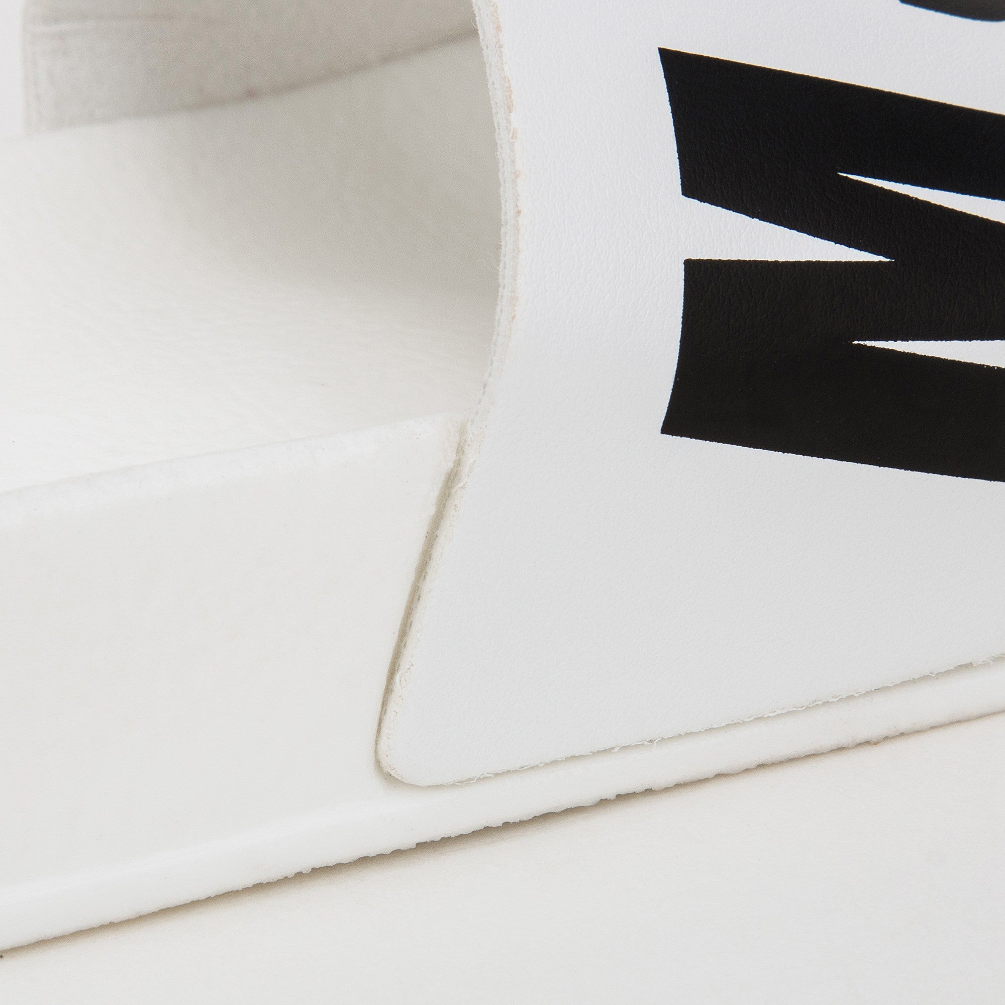 Boys & Girls White Logo Slippers