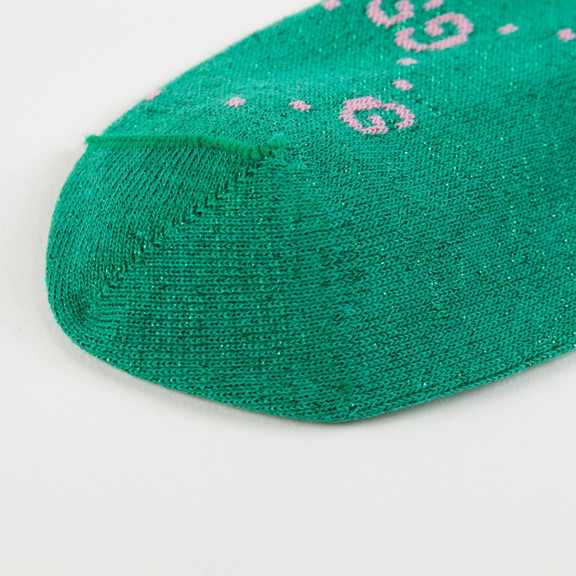 Boys & Girls  Green Pink "GG" Socks