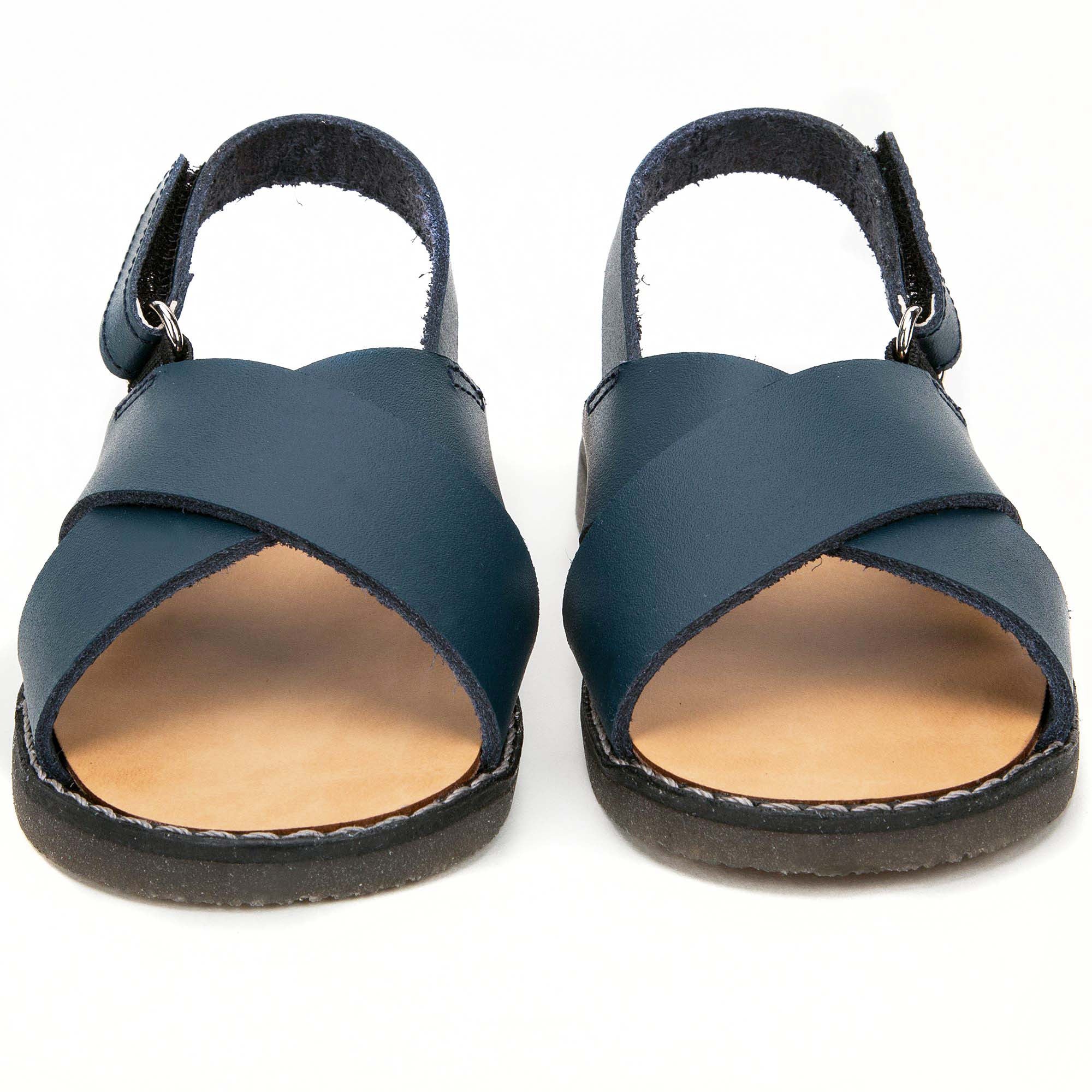 Boys Blue Vaccheta Leather Sandals