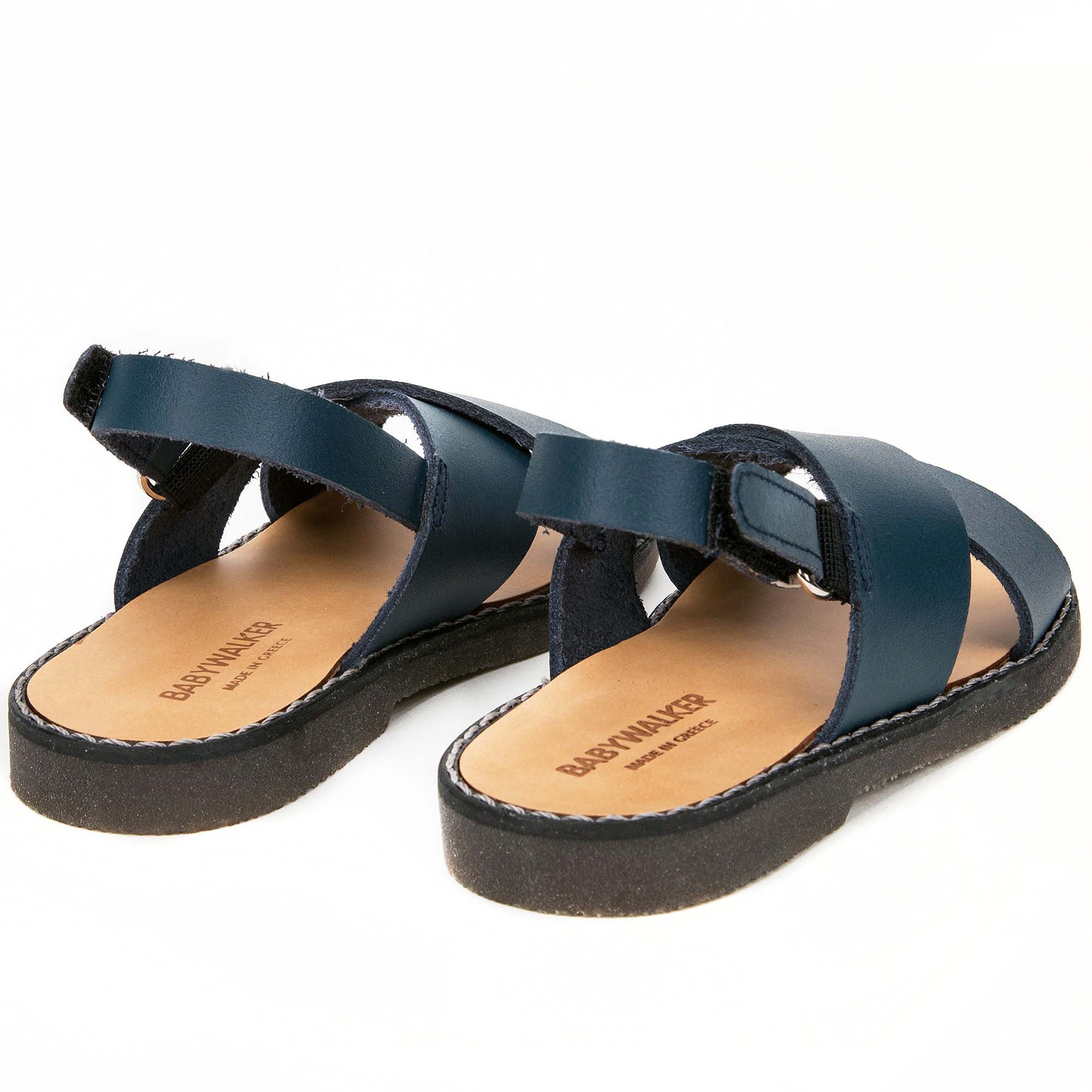 Boys Blue Vaccheta Leather Sandals