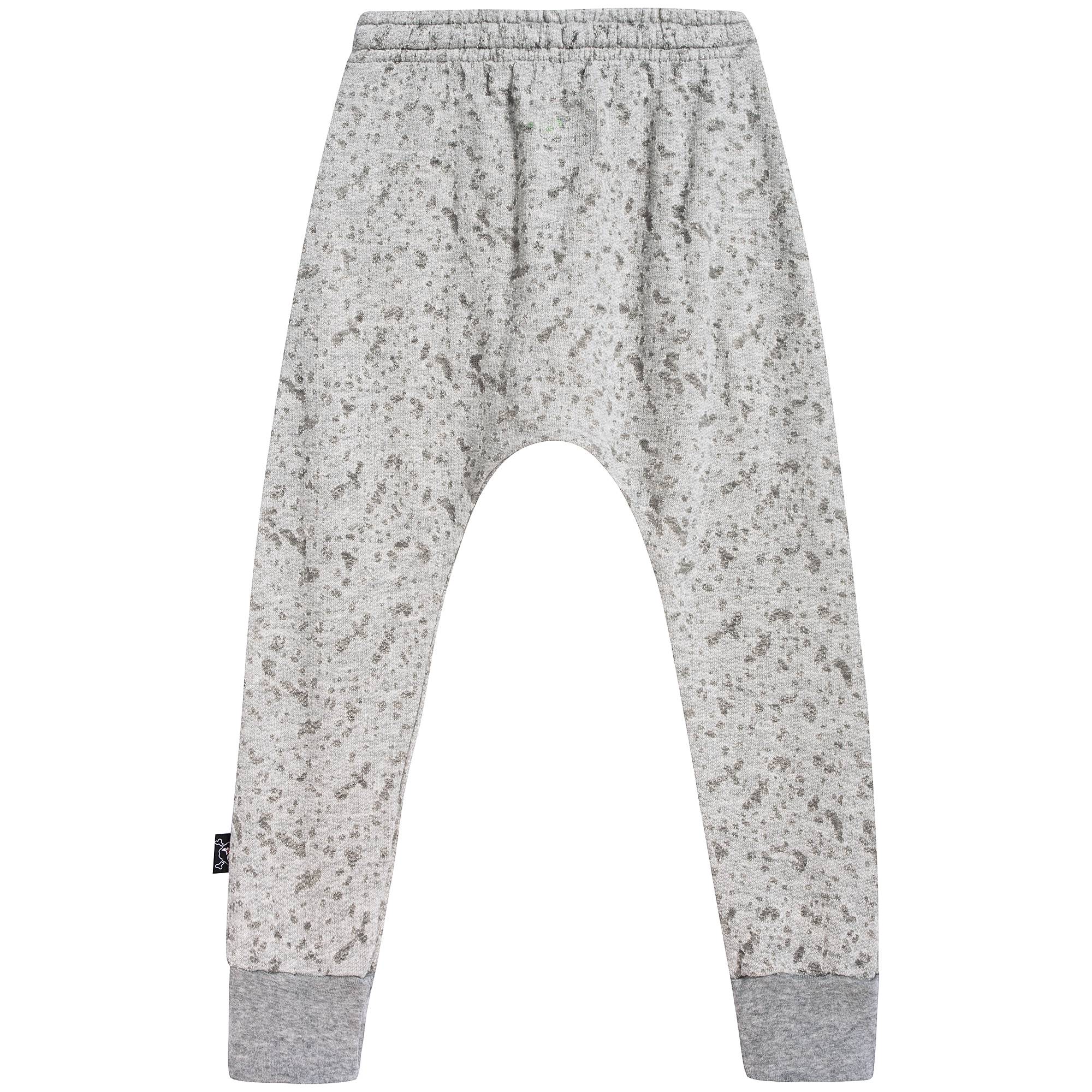 Boys Heather Grey Cotton Trousers