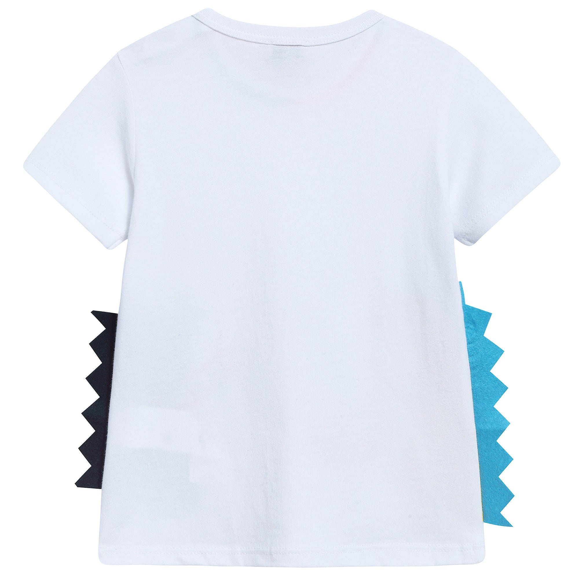 Baby Boys White "Dinosaur" Cotton T-shirt