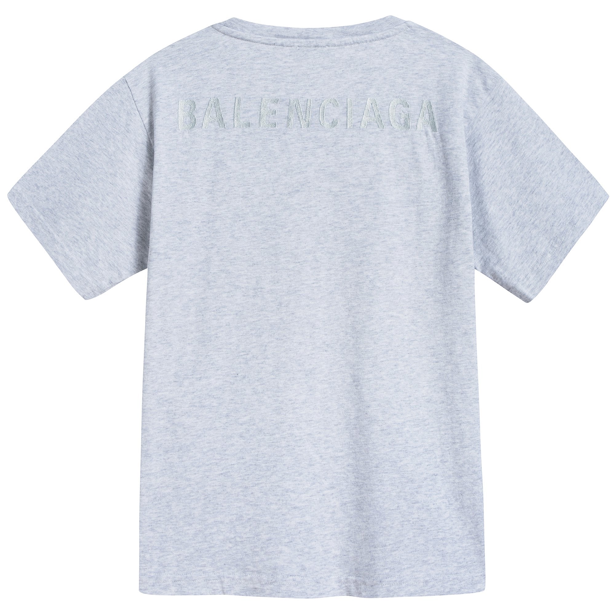 Boys & Girls Grey Cotton T-shirt