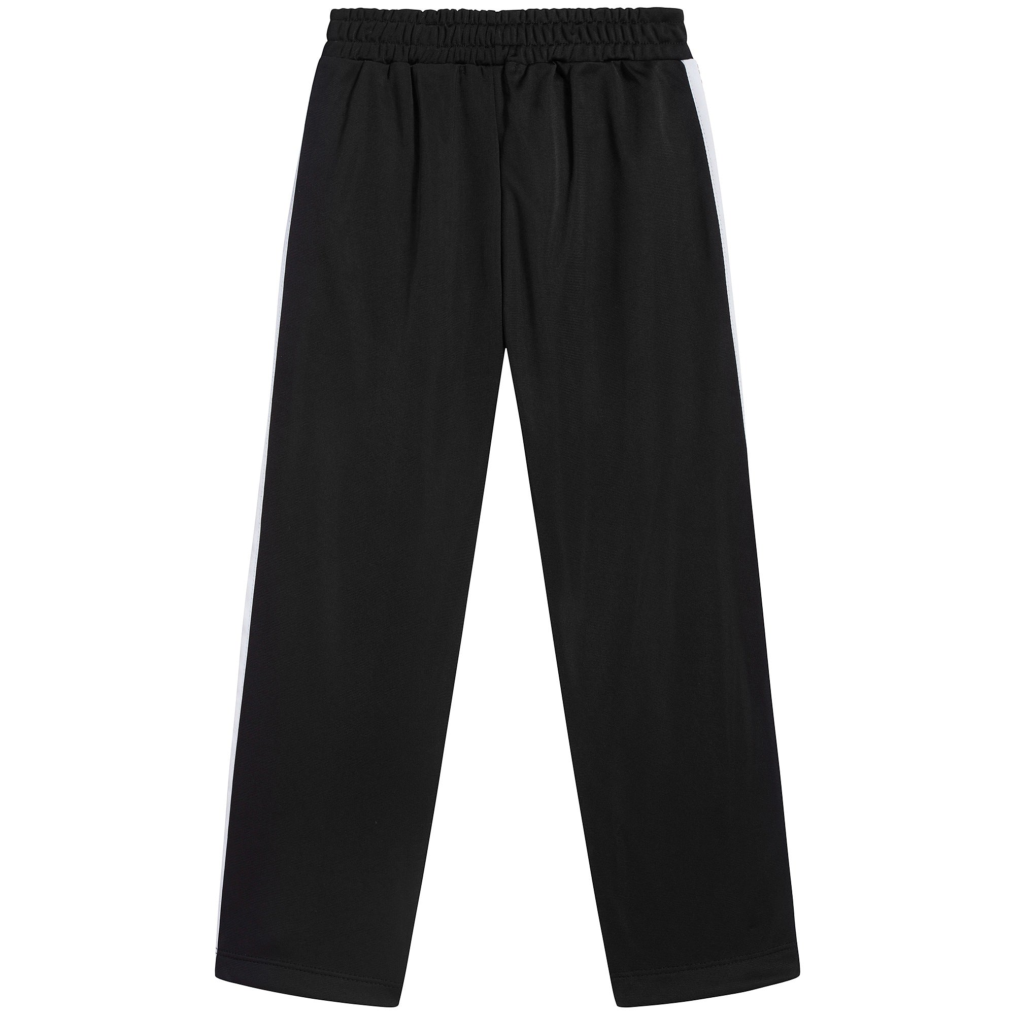 Boys & Girls Black Logo Trousers