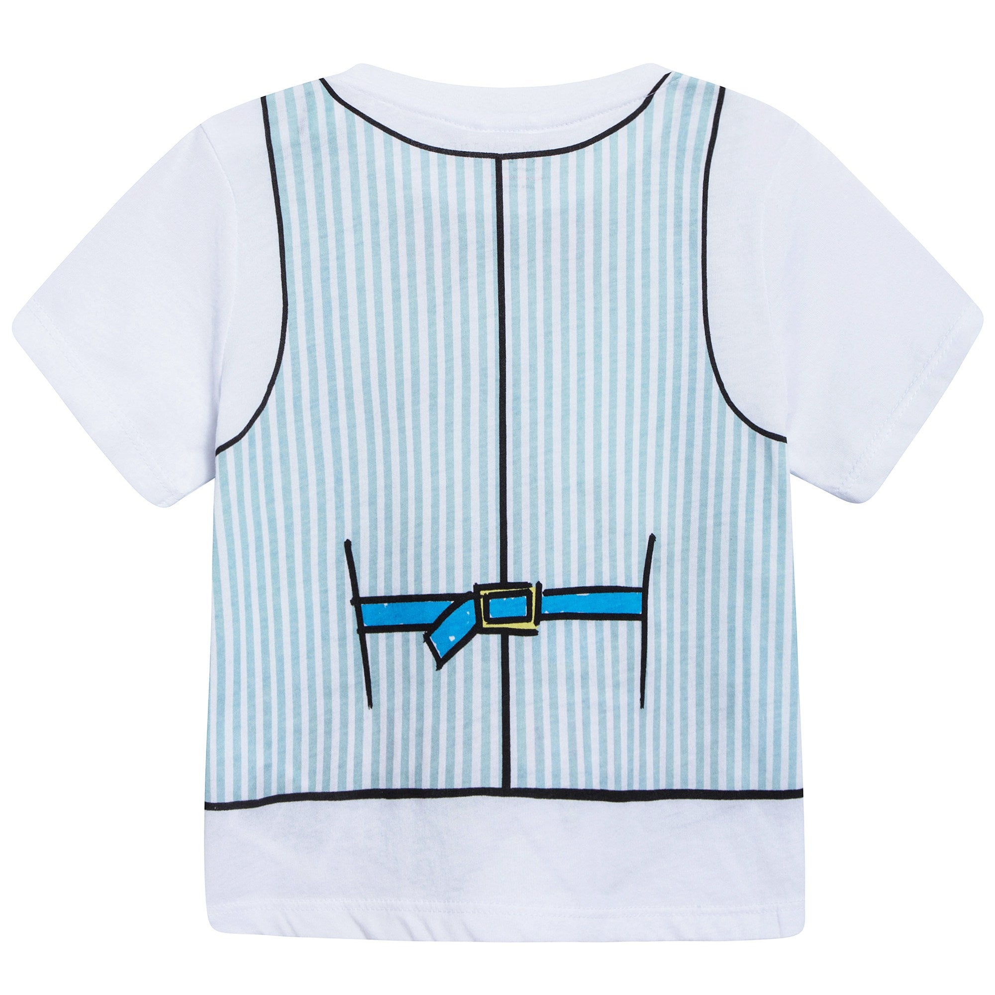 Baby Boys White Printed T-shirt