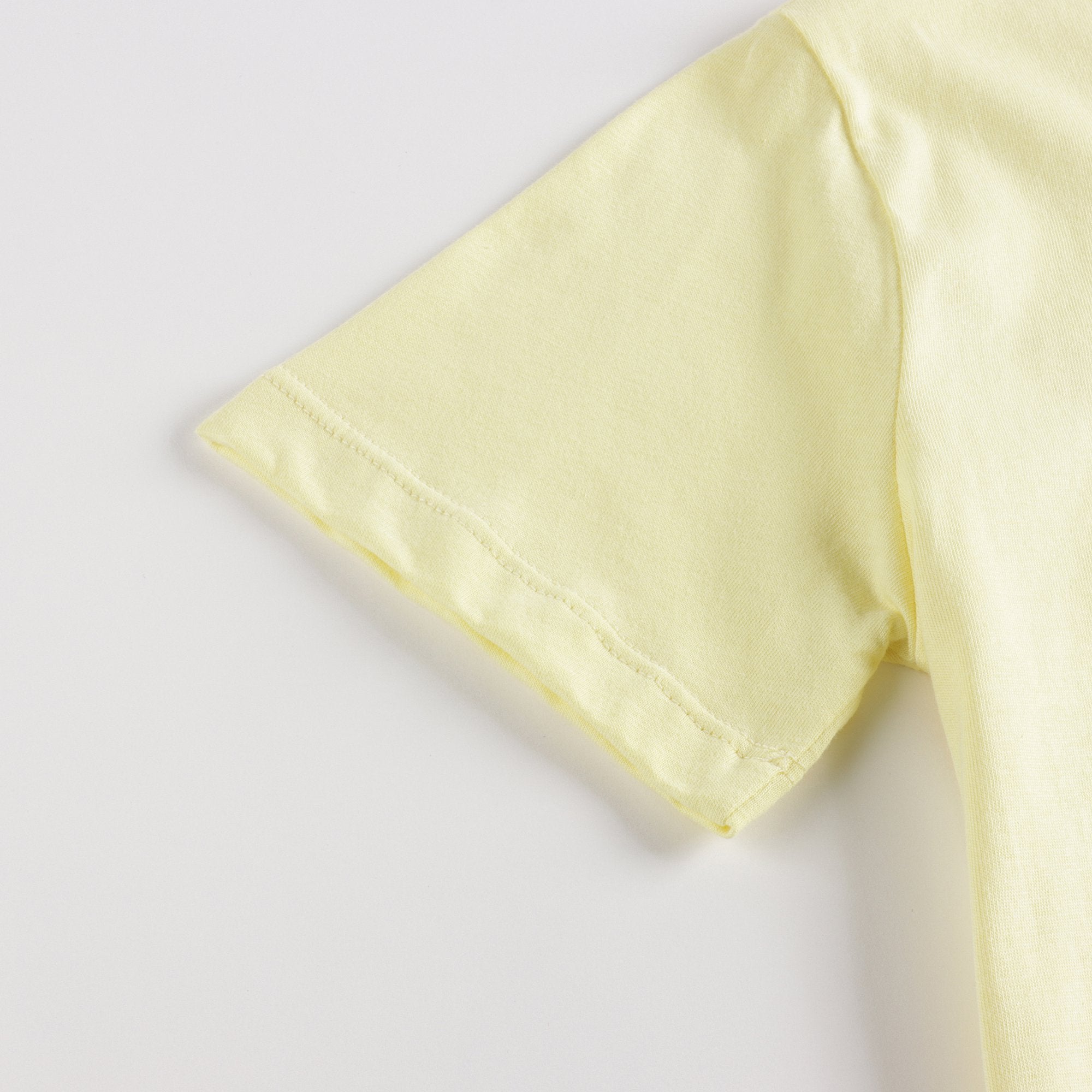 Boys & Girls Yellow Logo Cotton T-Shirt