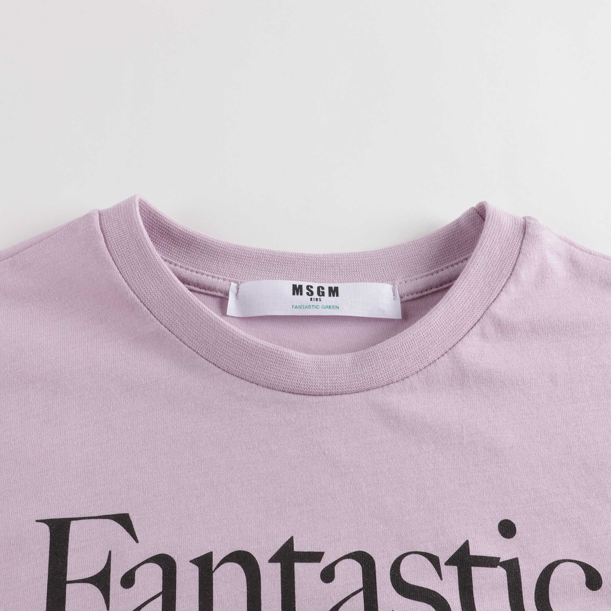 Boys & Girls Lilac Logo Cotton T-Shirt