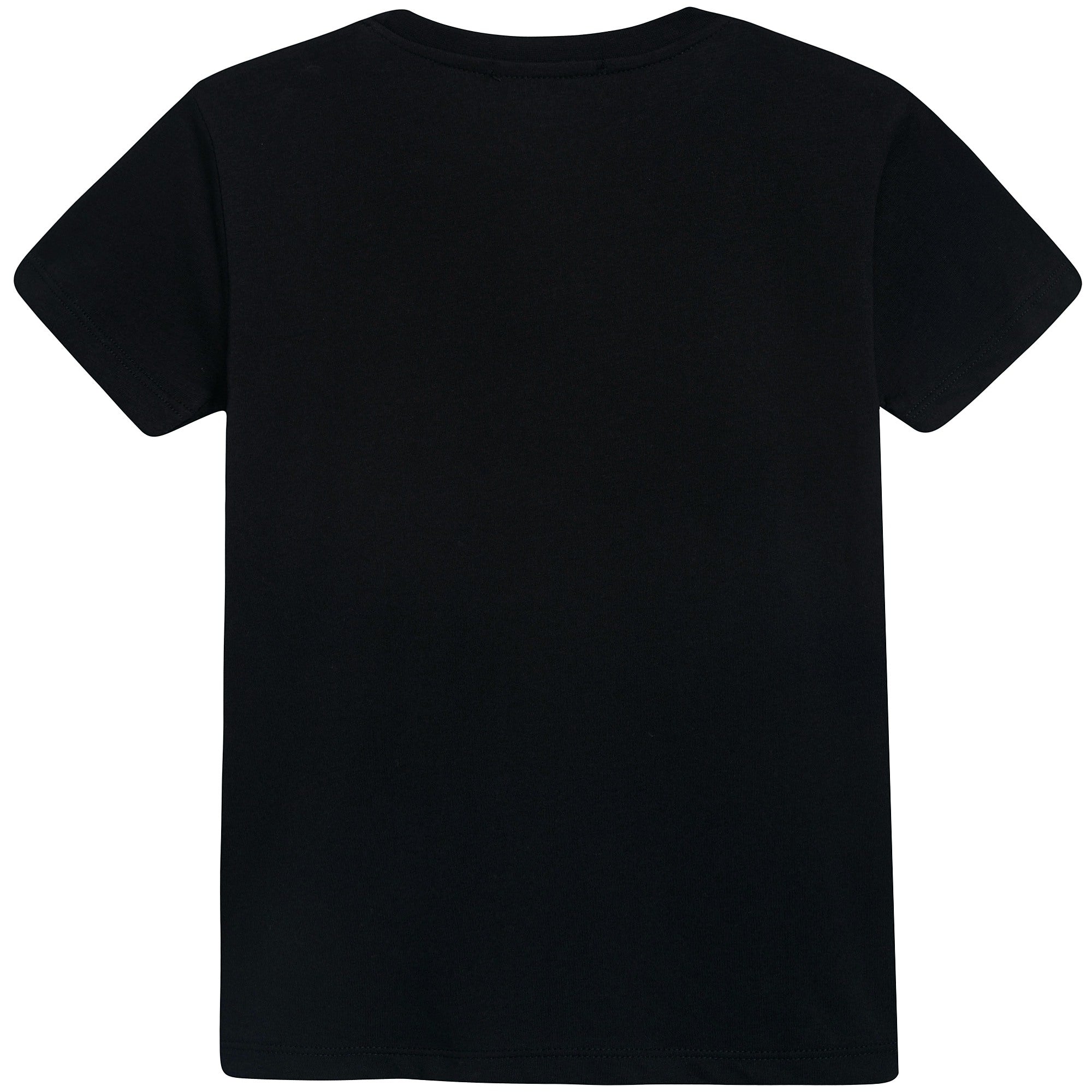 Boys Black Logo Cotton Jersey T-shirt