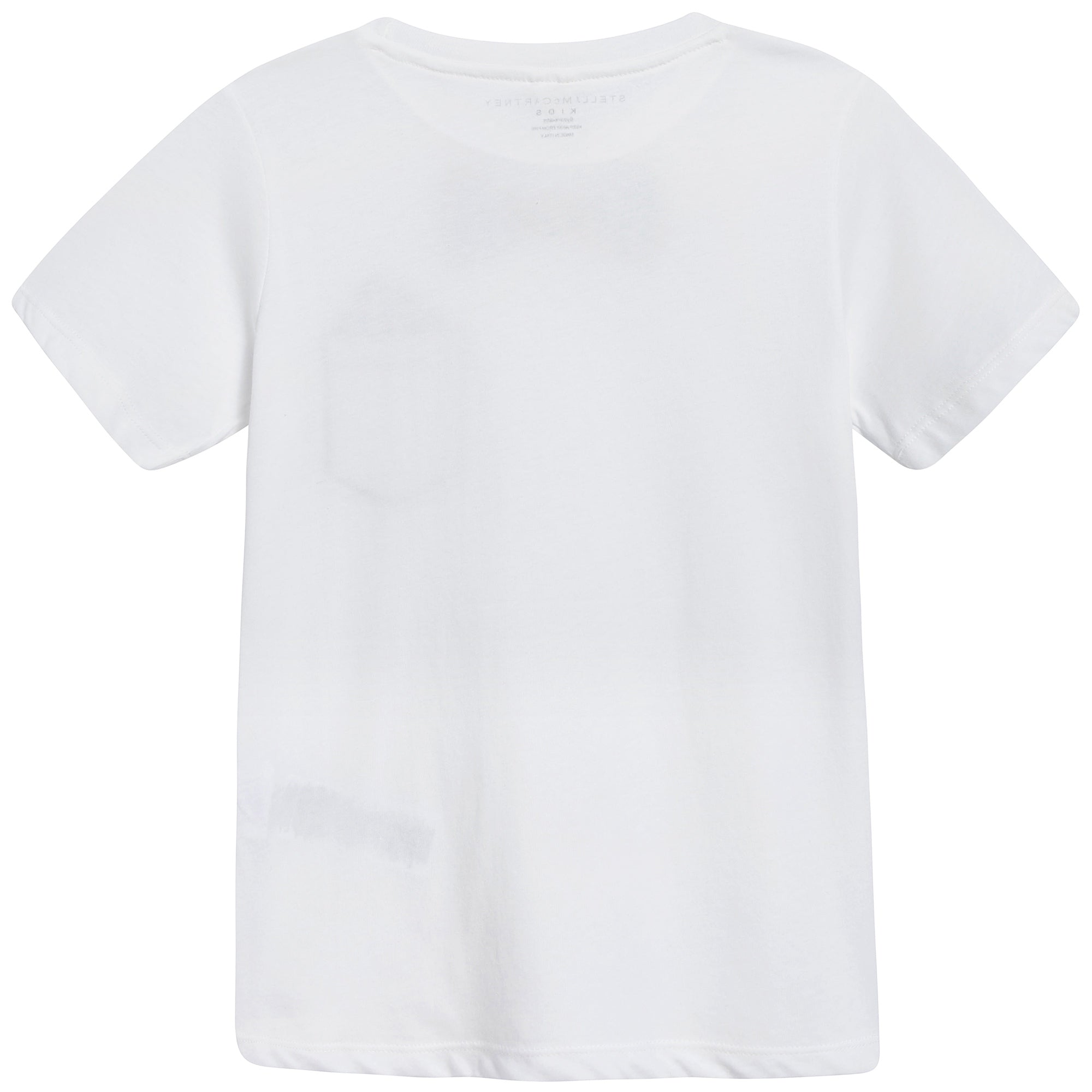 Boys White Printed T-shirt