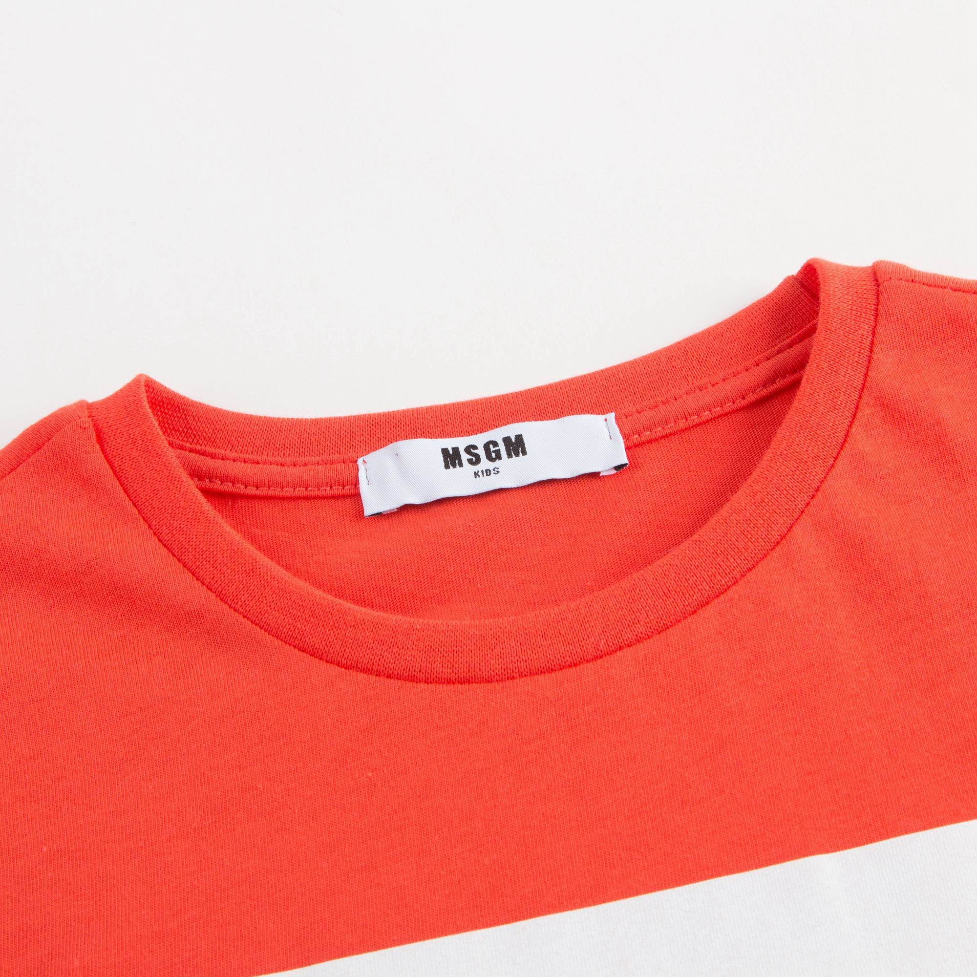 Boys & Girls Orange Logo T-shirt