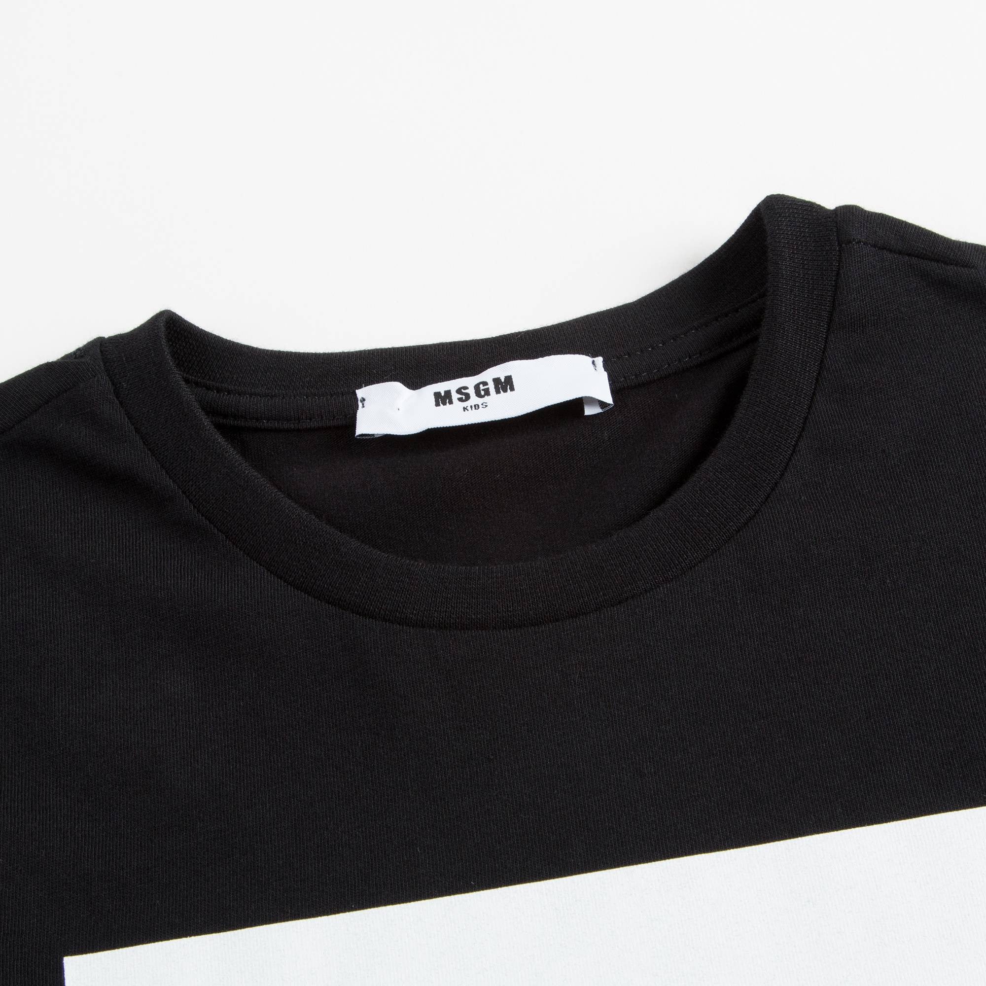 Boys & Girls Black Logo T-shirt