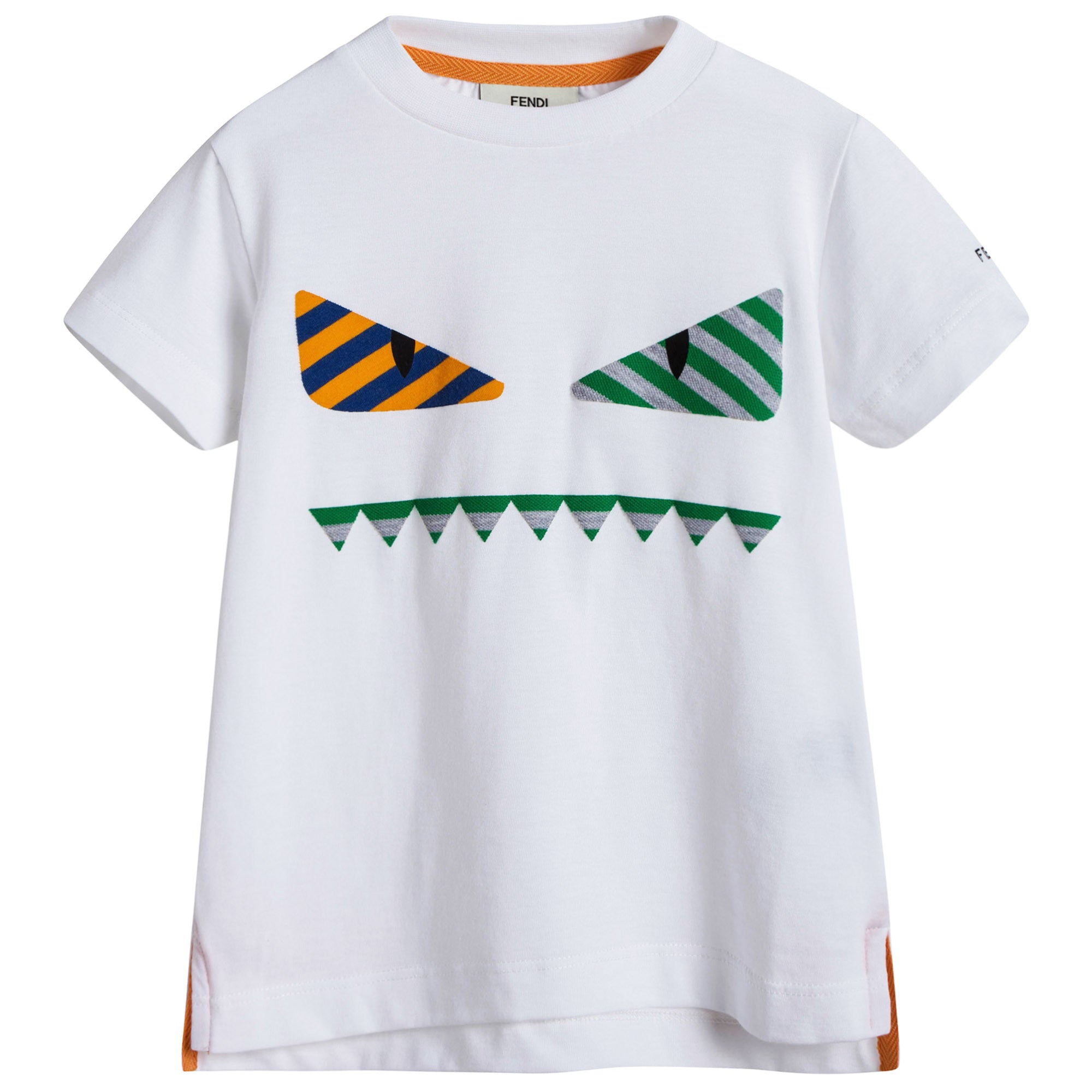 Boys White Cotton T-Shirt