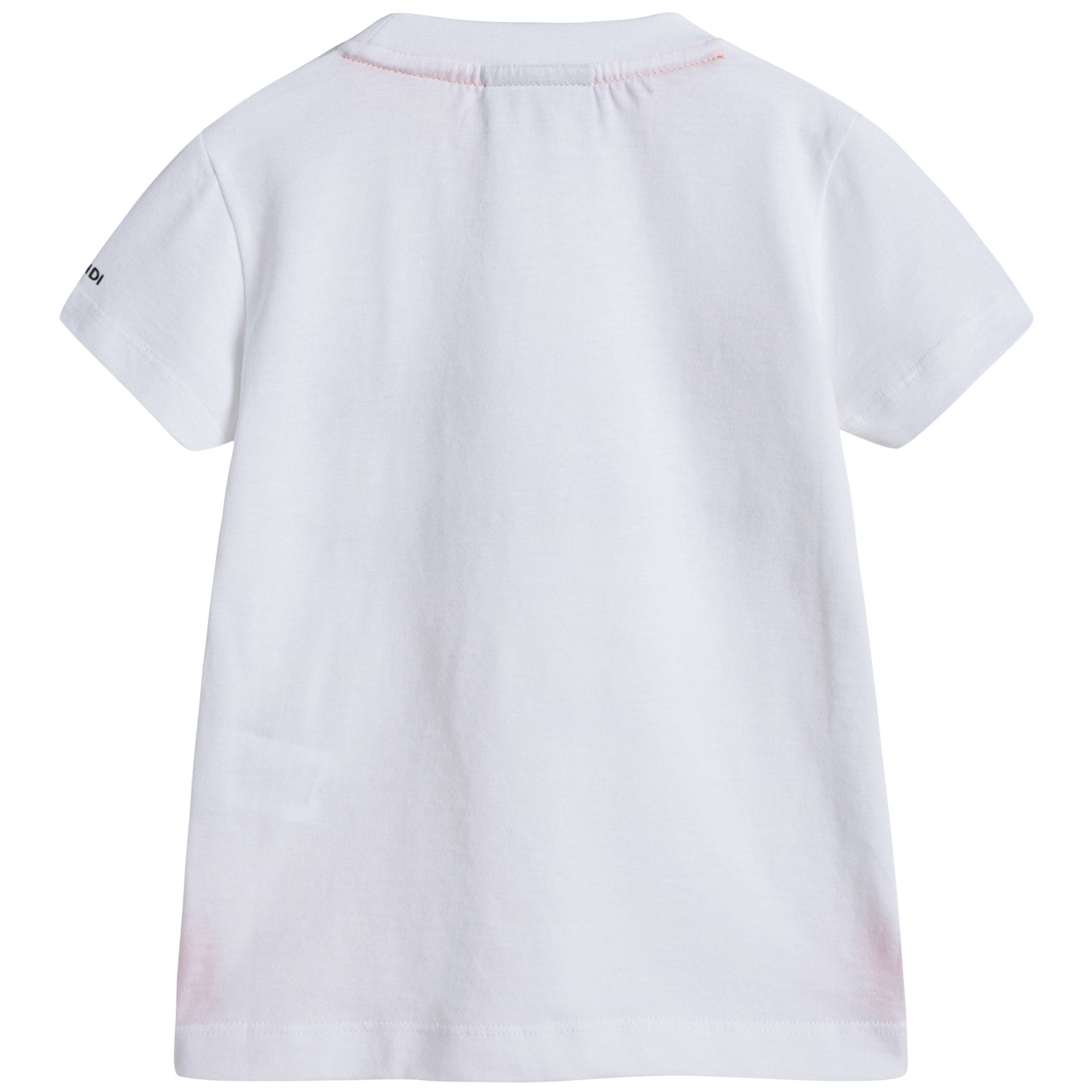 Boys White Cotton T-Shirt