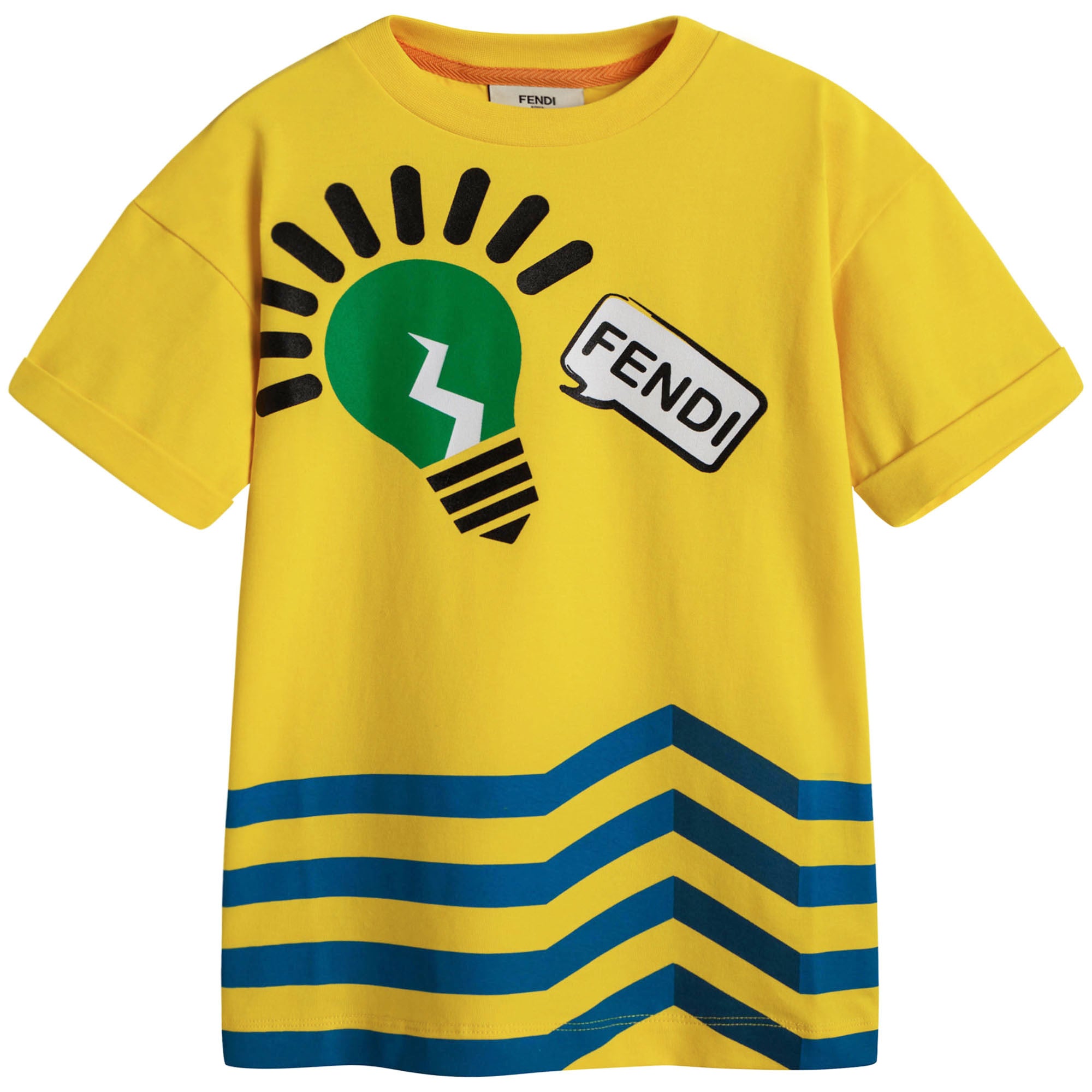 Boys Yellow Light Bulb T-Shirt