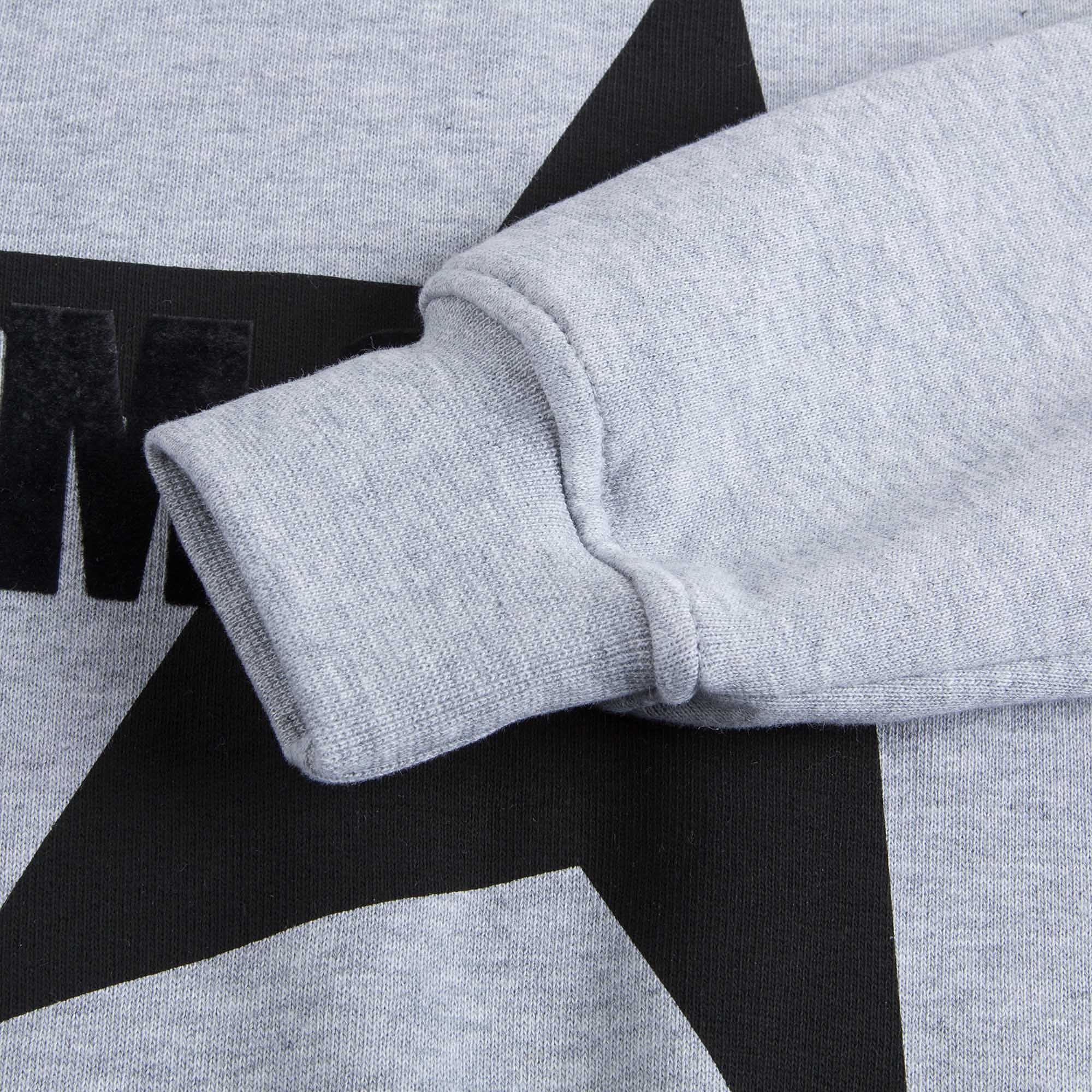 Boys Grey Cotton Sweatshirt With Black Star Trims - CÉMAROSE | Children's Fashion Store - 5