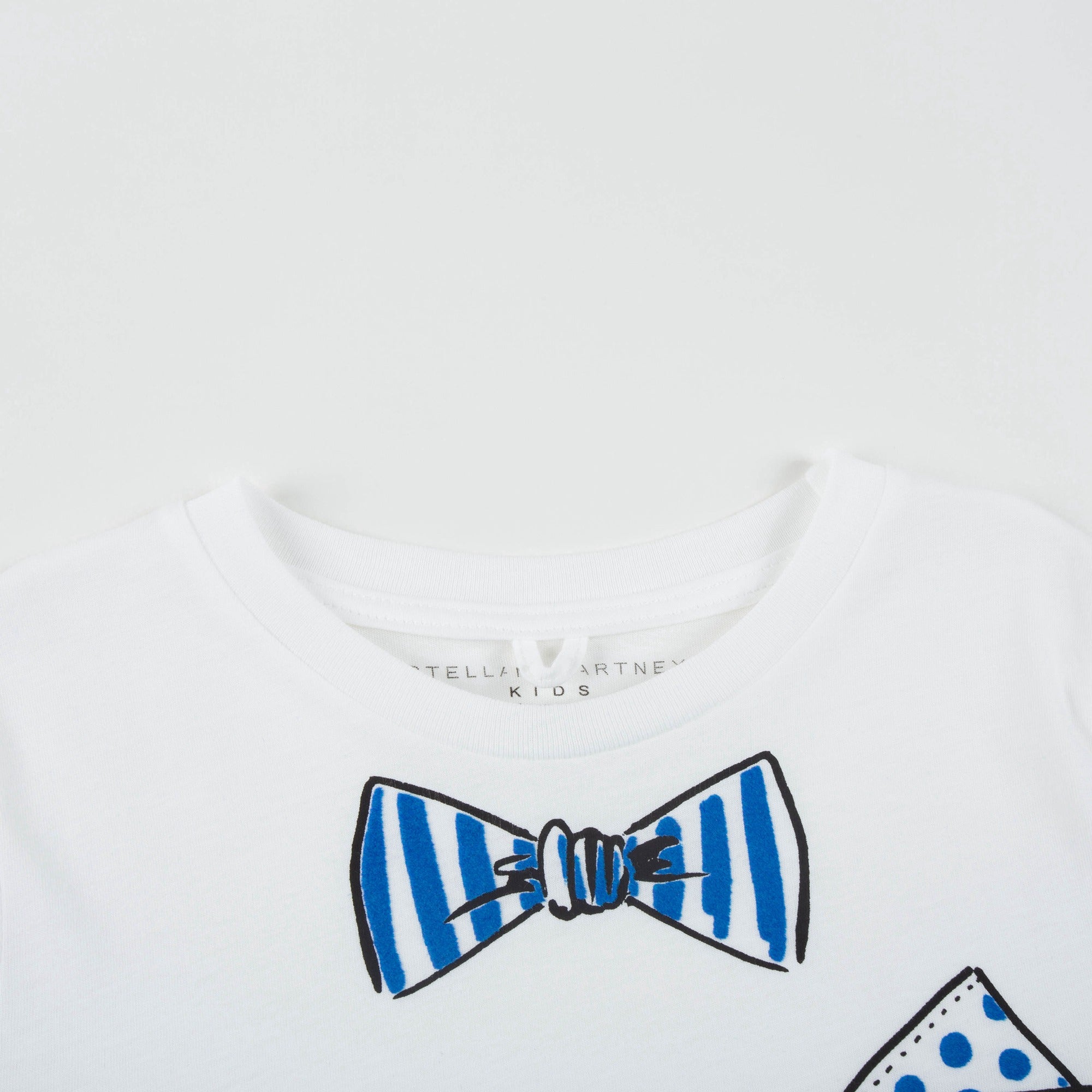 Boys White Printed T-shirt