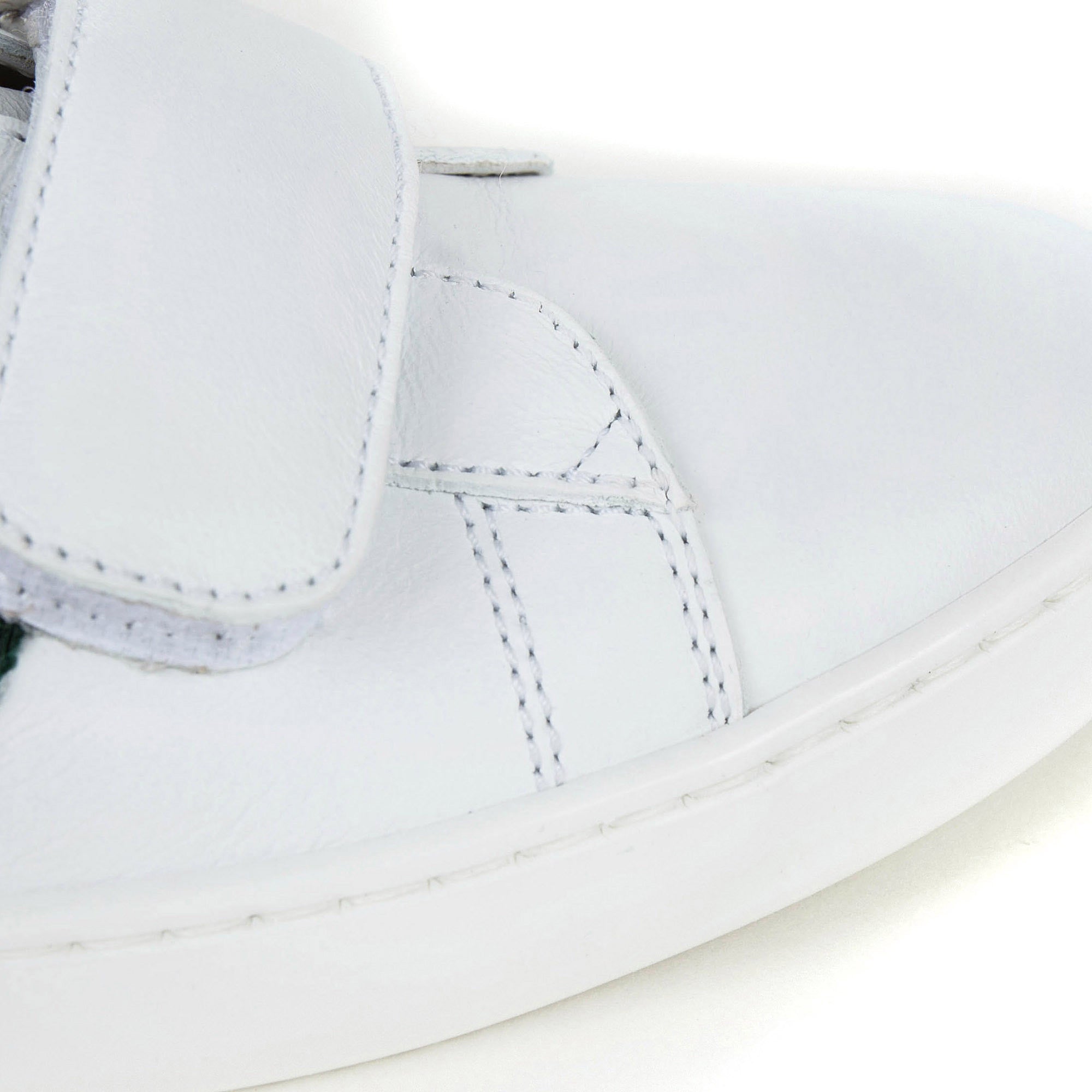 Boys & Girls White Leather Trainers