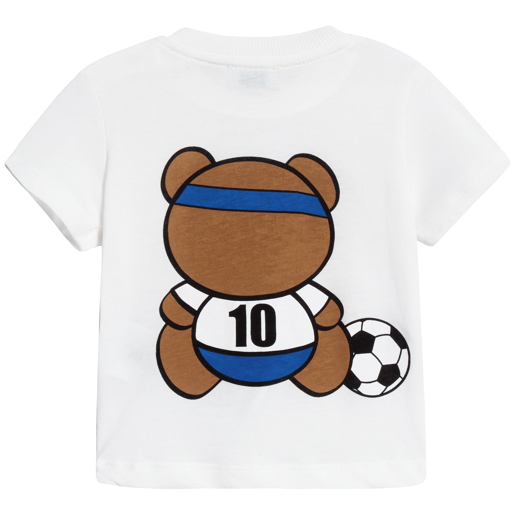 Baby Boys White Teddy Bear T-shirt