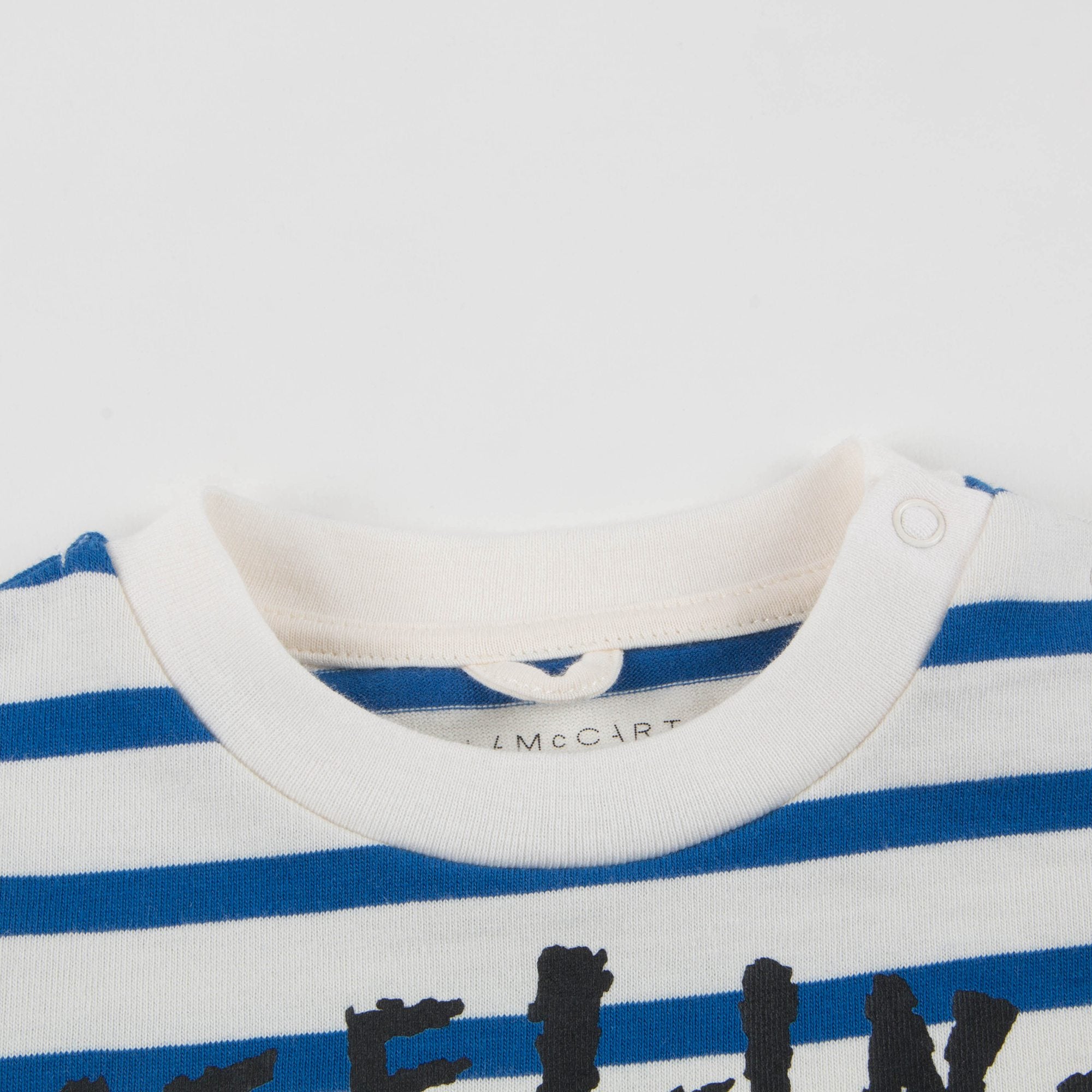 Baby Boys White & Blue Anticipato Prim T-shirt