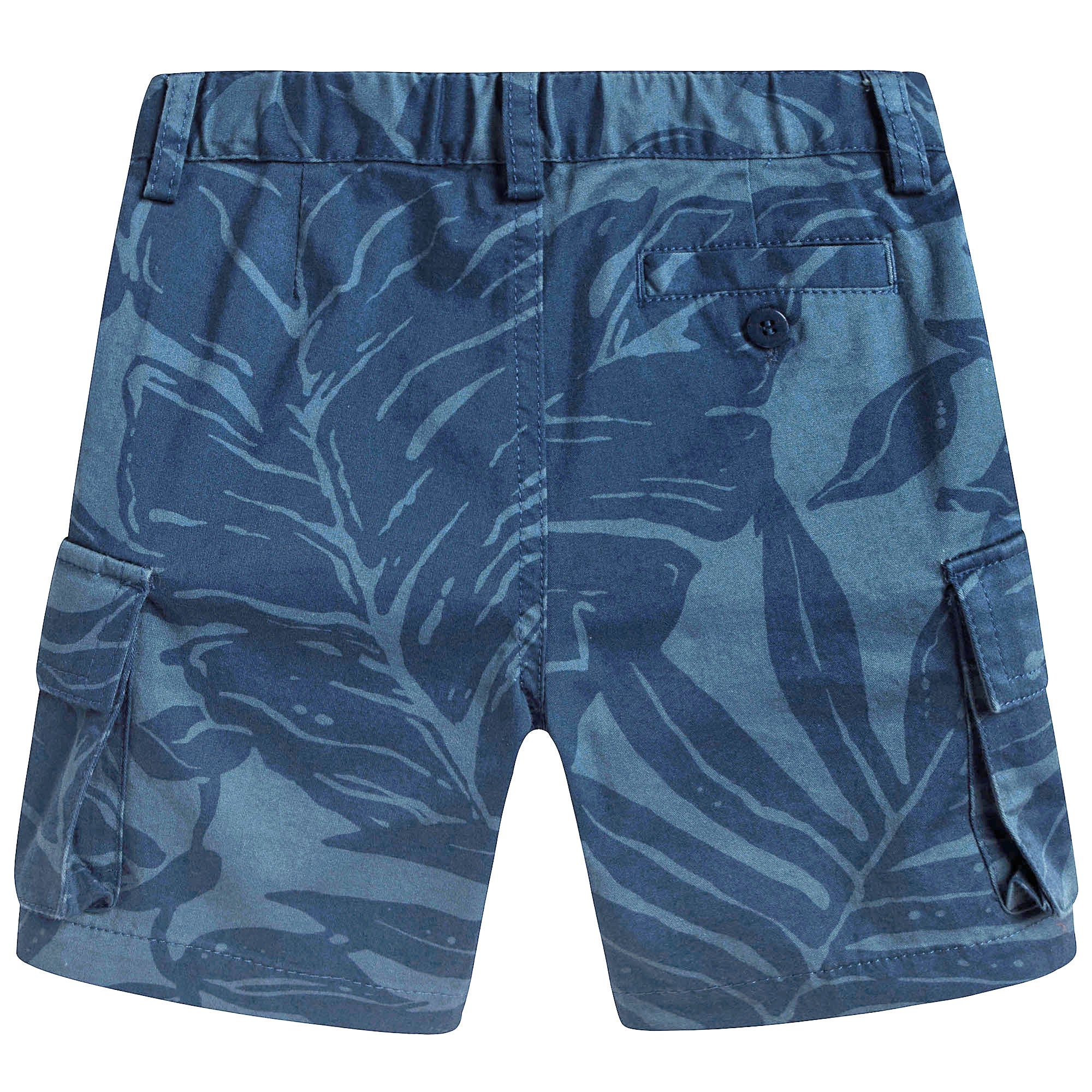 Boys Camouflage Blue Shorts