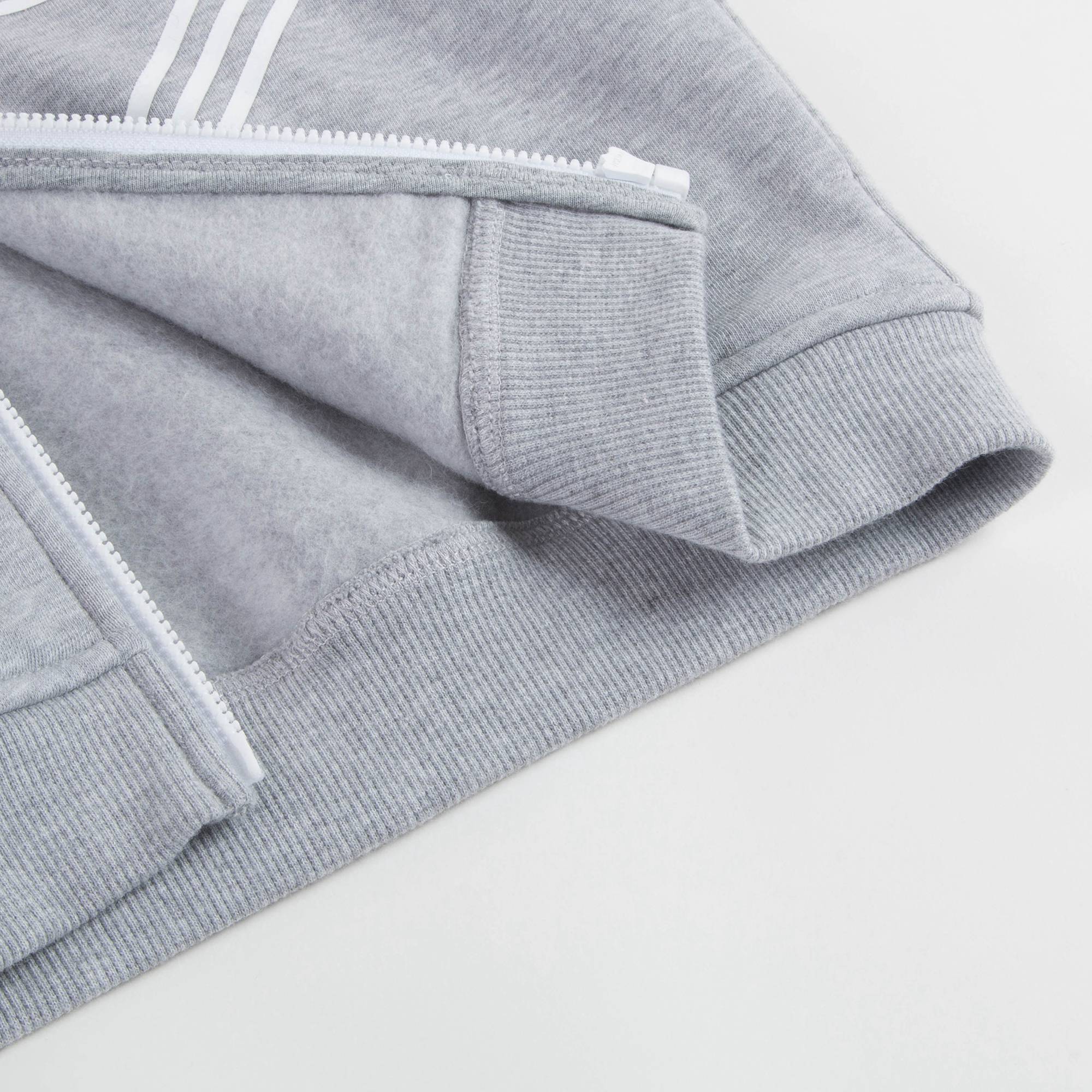 Boys Marl Grey Logo Cotton Cardigan